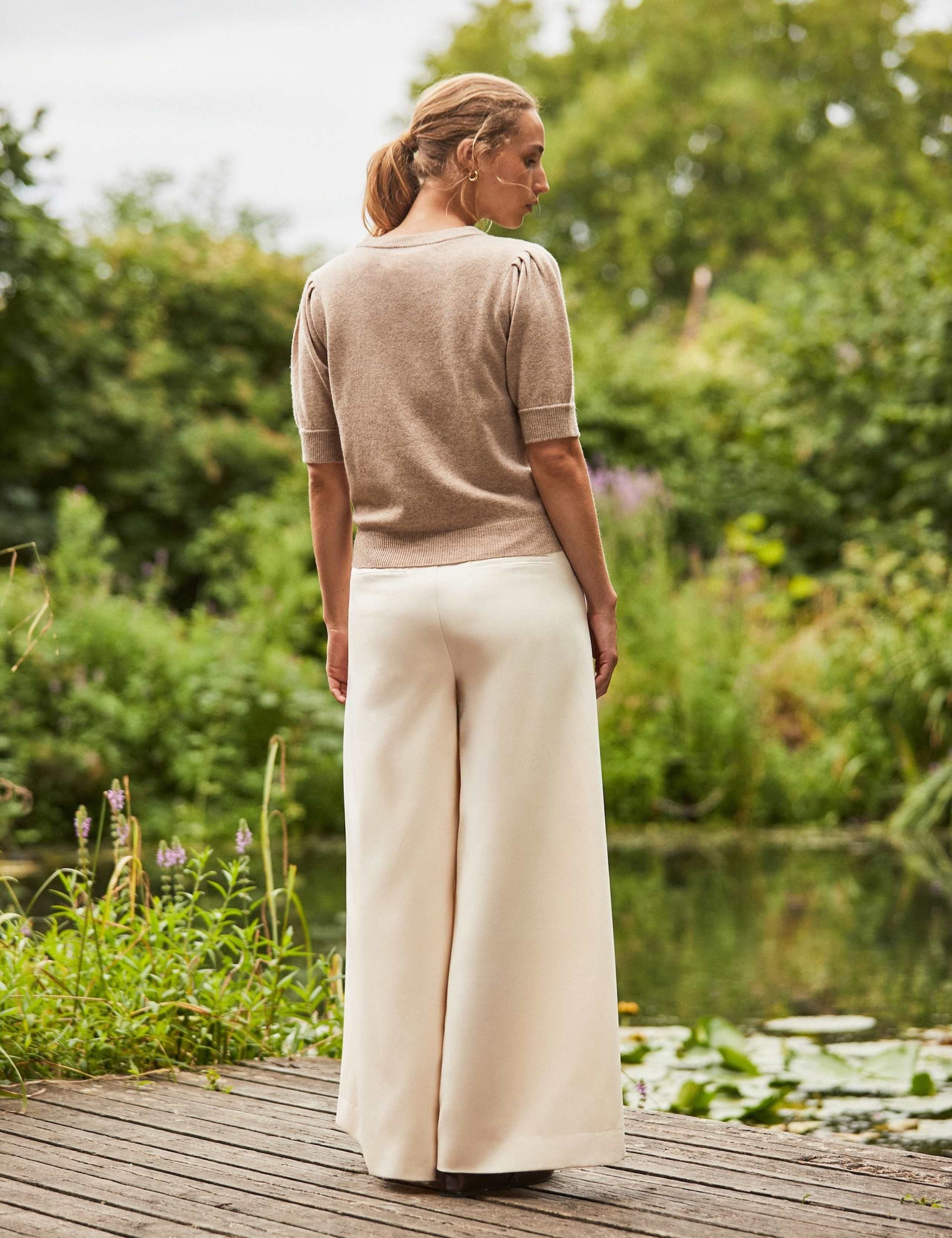 Pleat Front Wide Leg Trousers 2 of 4