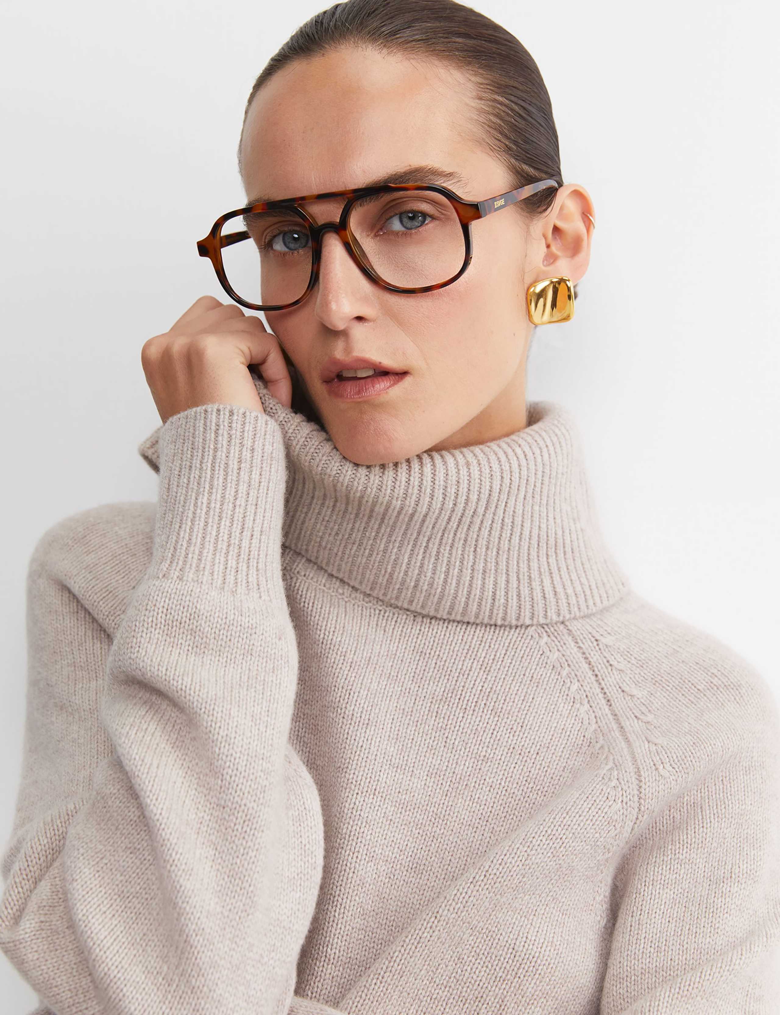 Pure Wool Roll Neck Relaxed Jumper 5 of 6