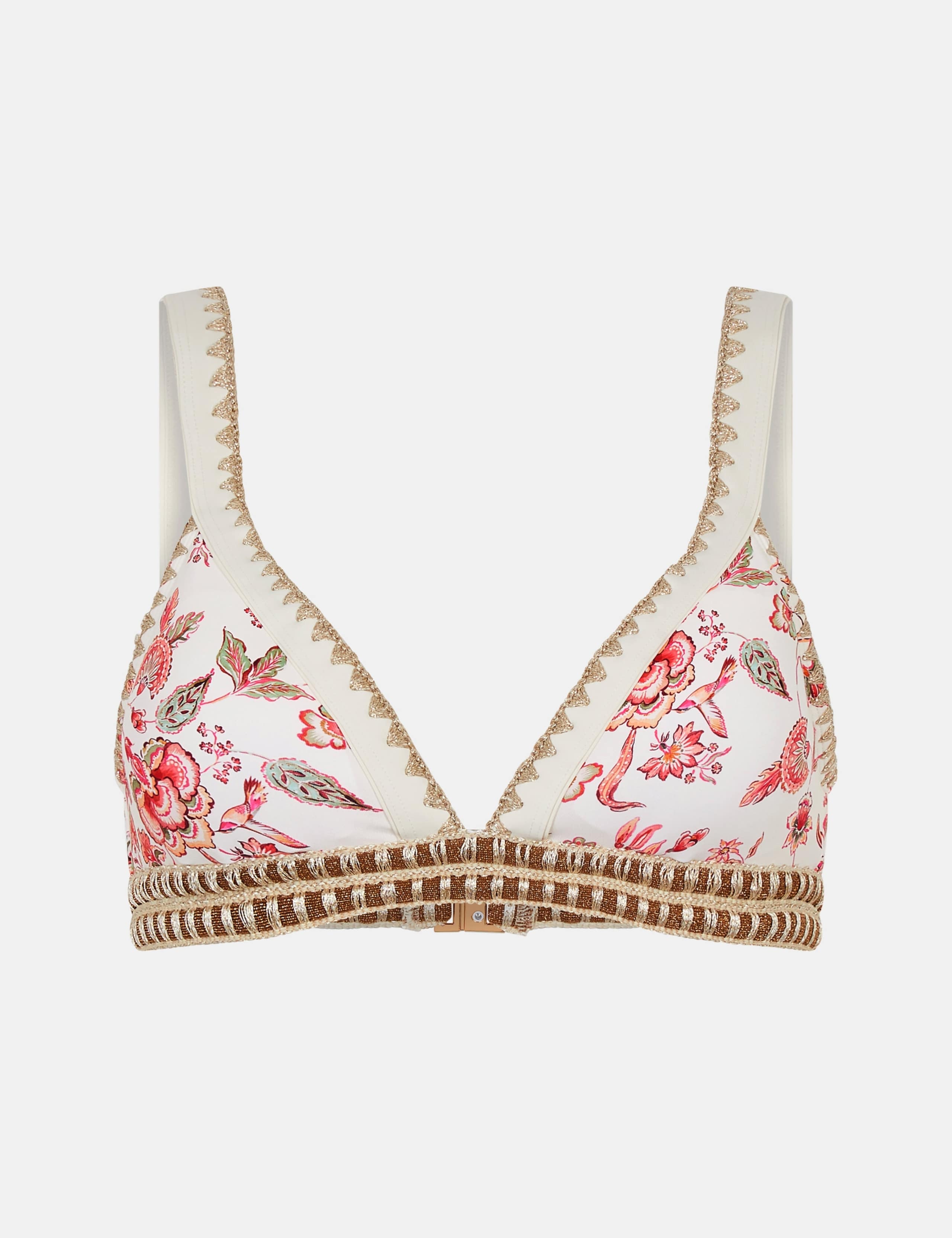 Floral Wired Bikini Top 2 of 5