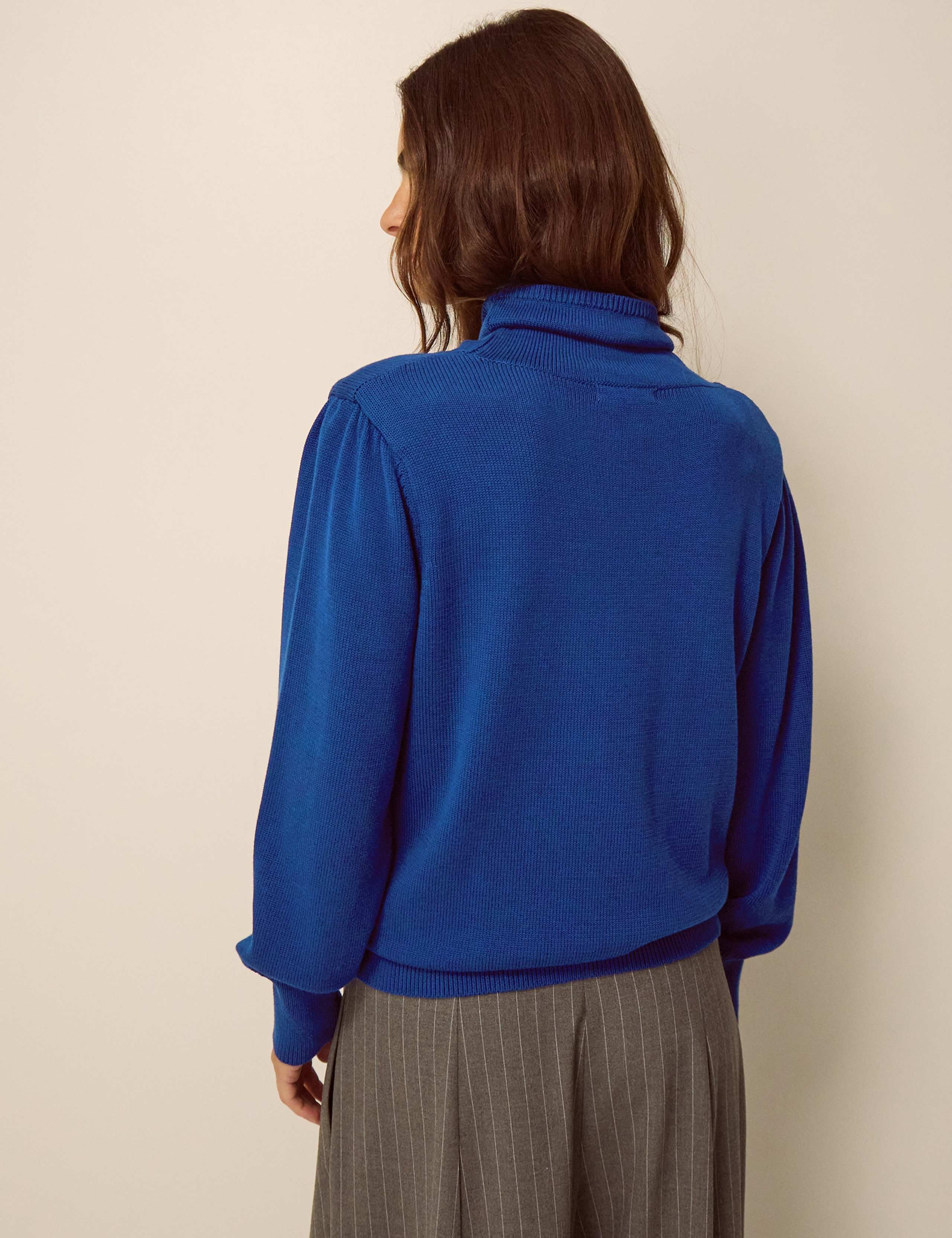 Cotton Rich Funnel Neck Jumper 4 of 4