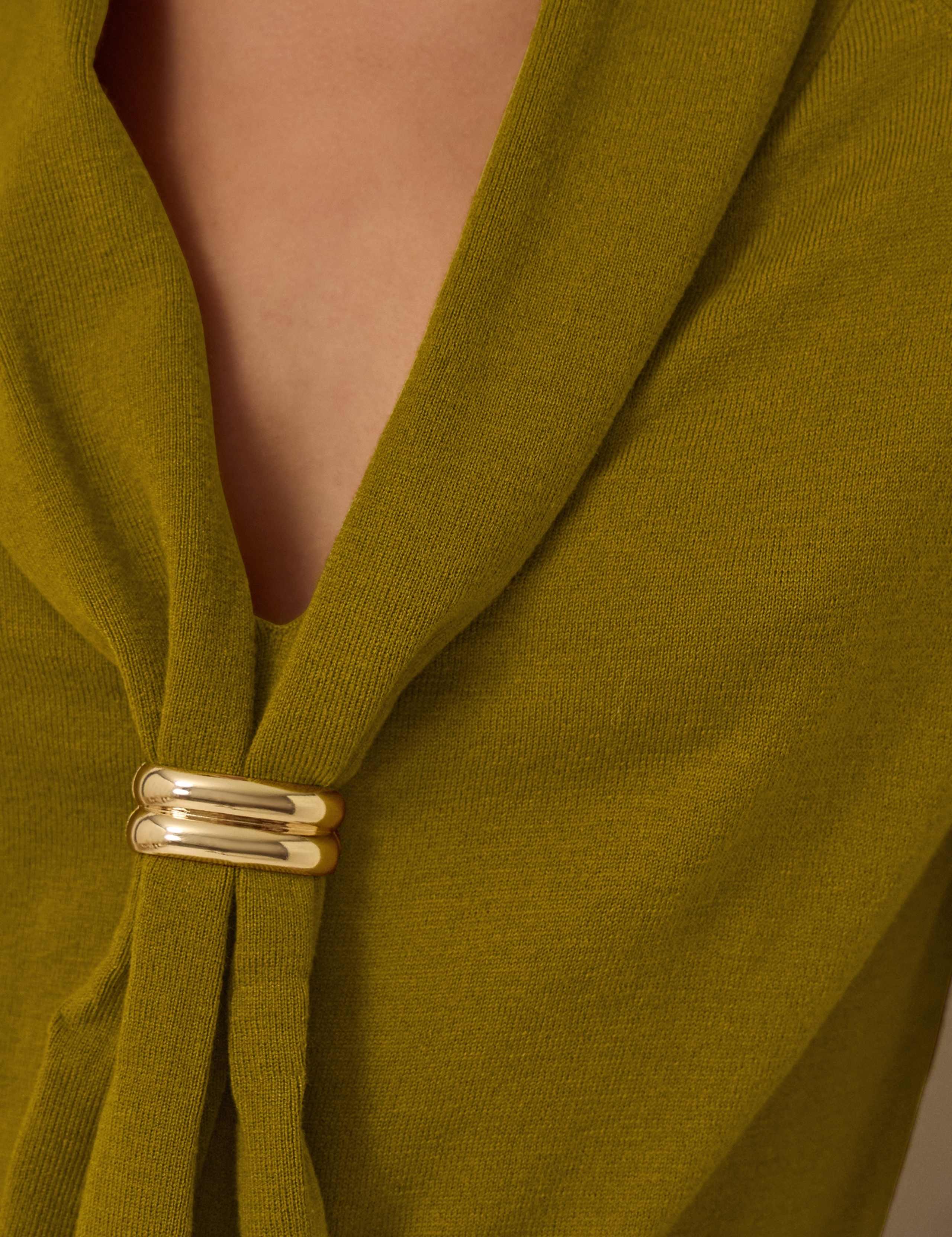 Tie Neck Jumper with Wool 3 of 4