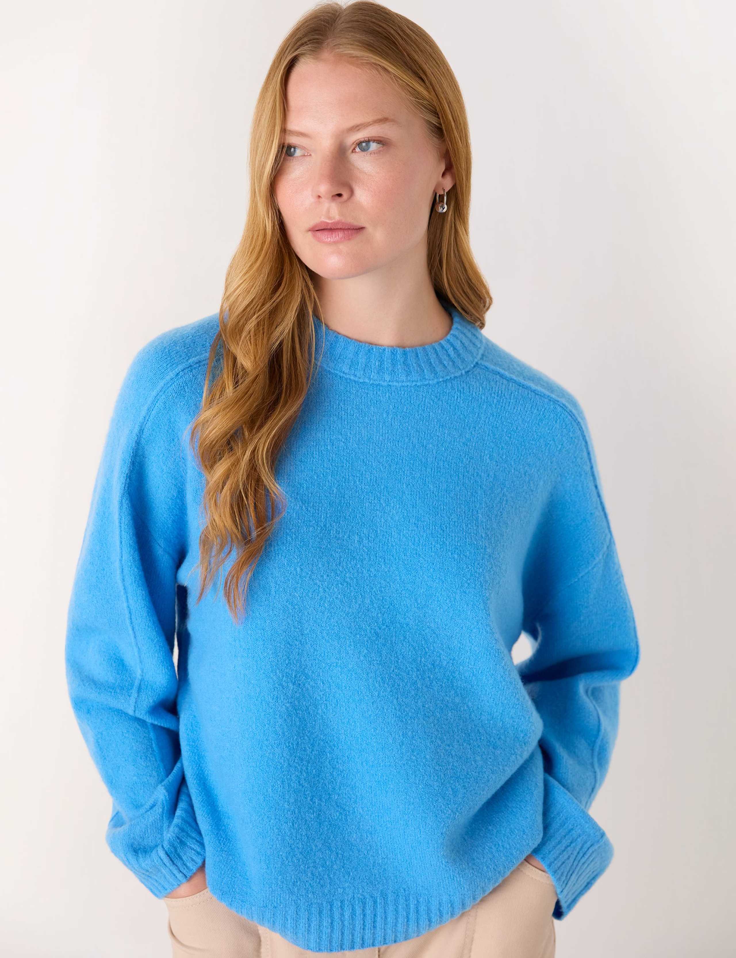Wool Blend Crew Neck Jumper 1 of 4