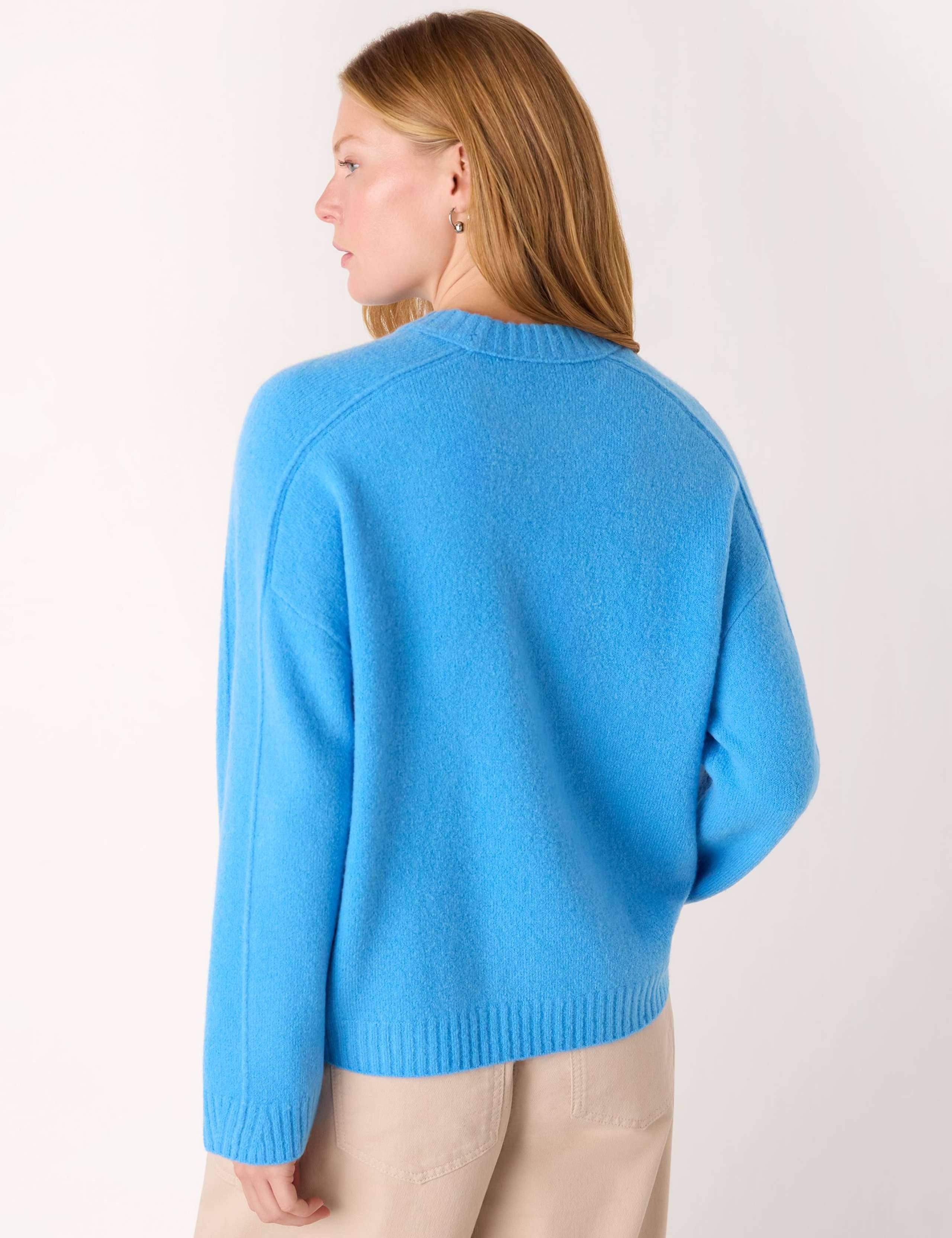 Wool Blend Crew Neck Jumper 3 of 4