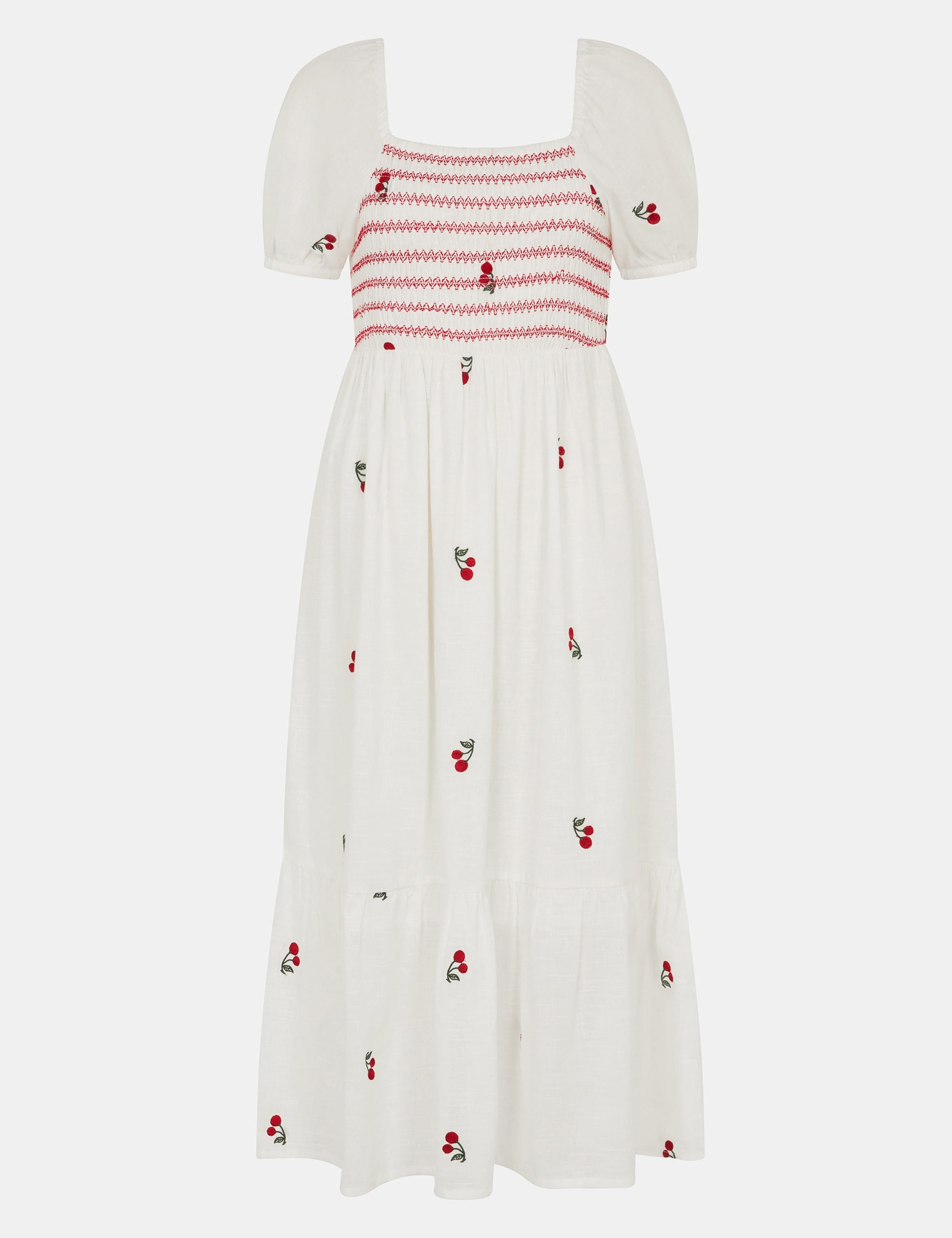 Pure Cotton Embroidered Midaxi Beach Dress 2 of 5