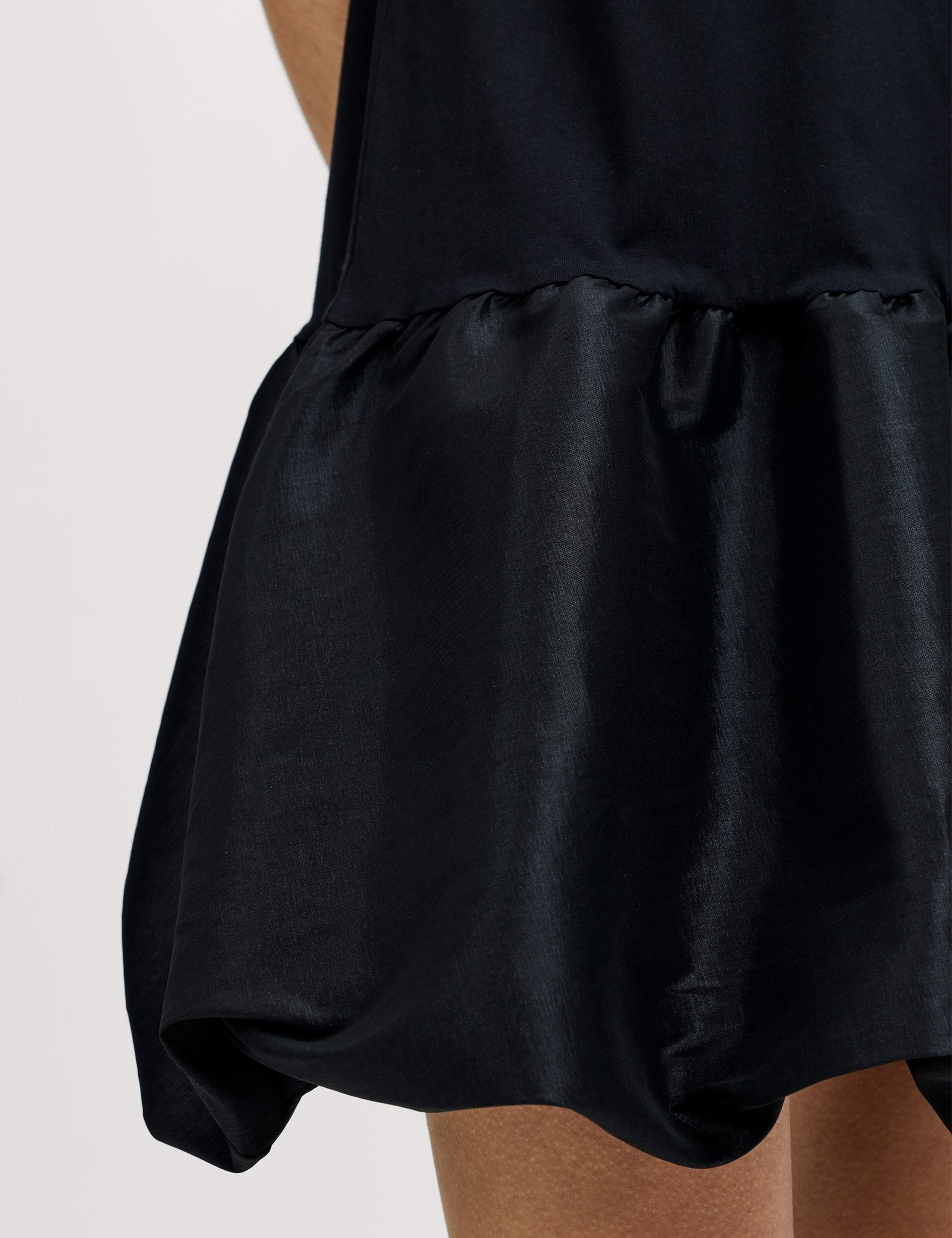Cotton Blend Bubble Hem Mini T-Shirt Dress 6 of 6