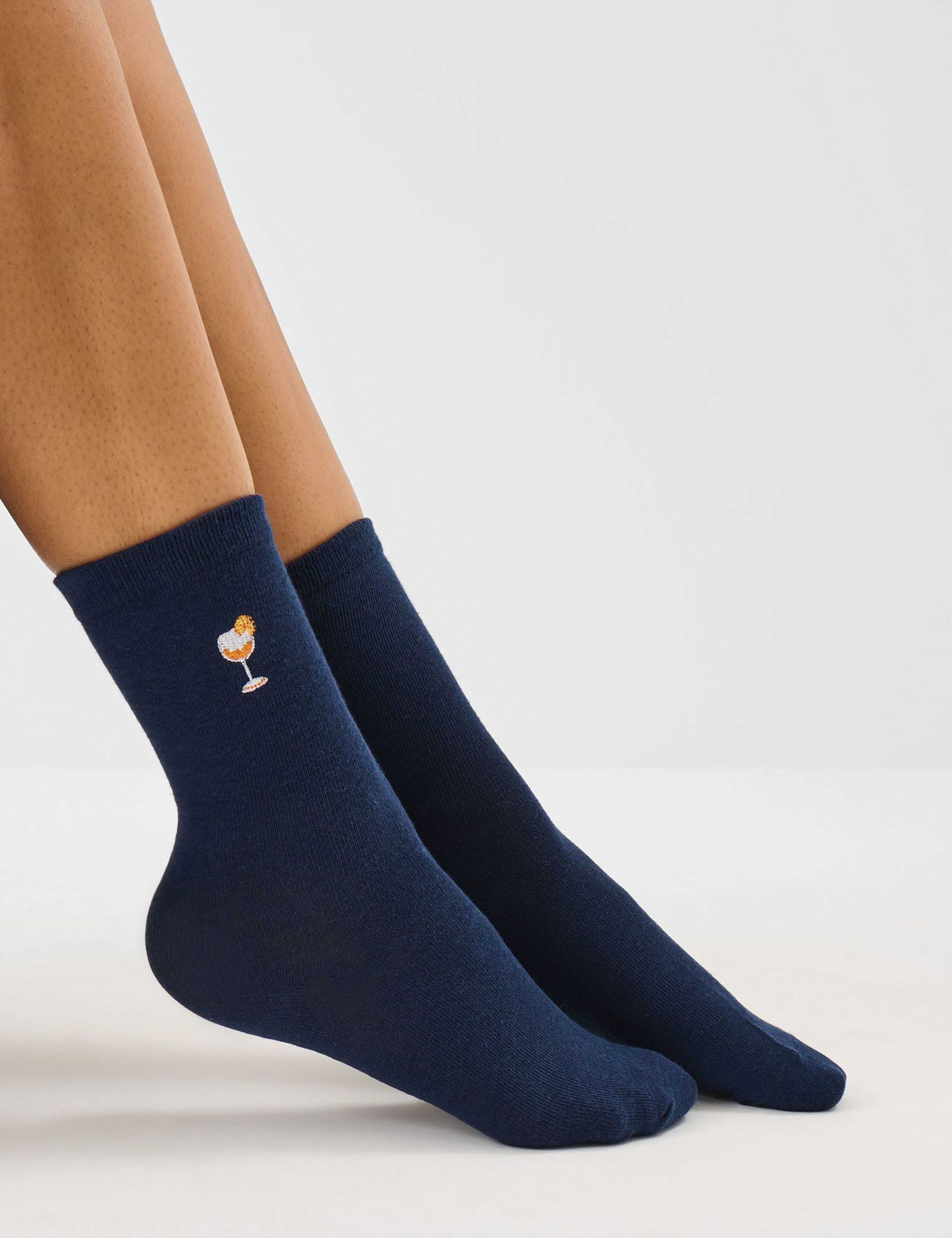 3pk Cotton Rich Cocktail Socks in a Box 4 of 4