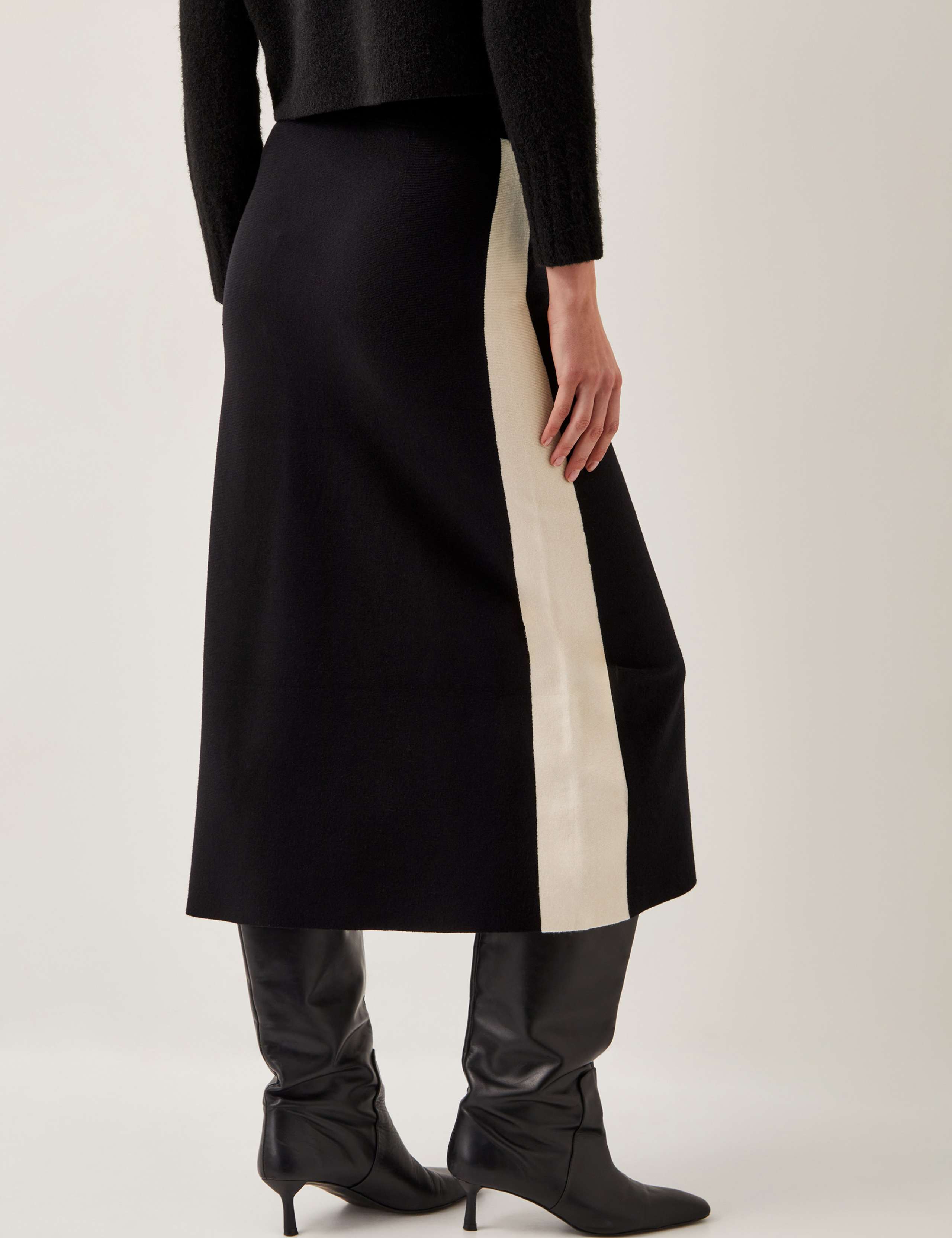 Knitted Midi Utility Skirt 2 of 5