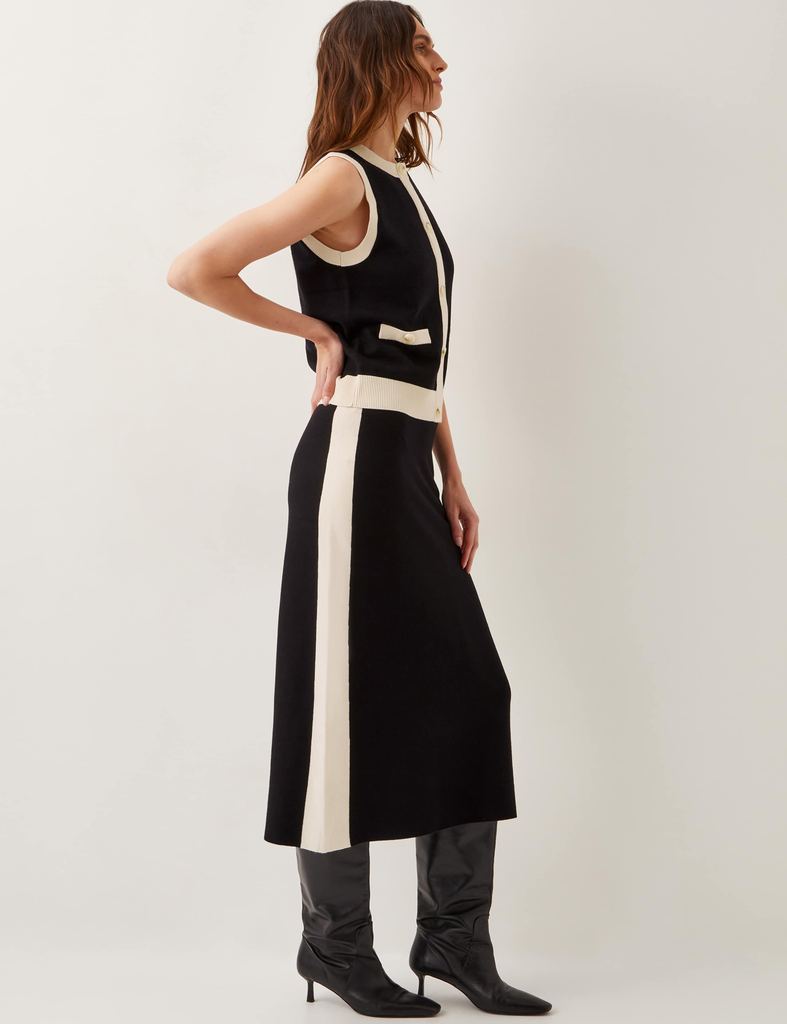 Knitted Midi Utility Skirt 5 of 5