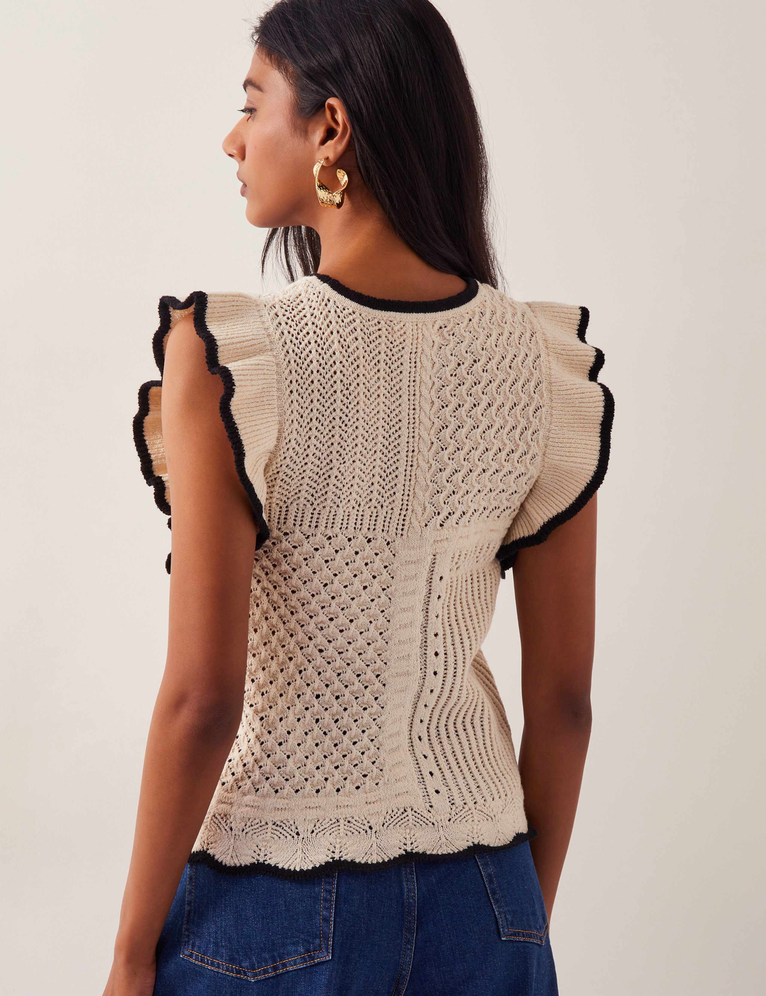 Cotton Rich Knitted Vest 3 of 4