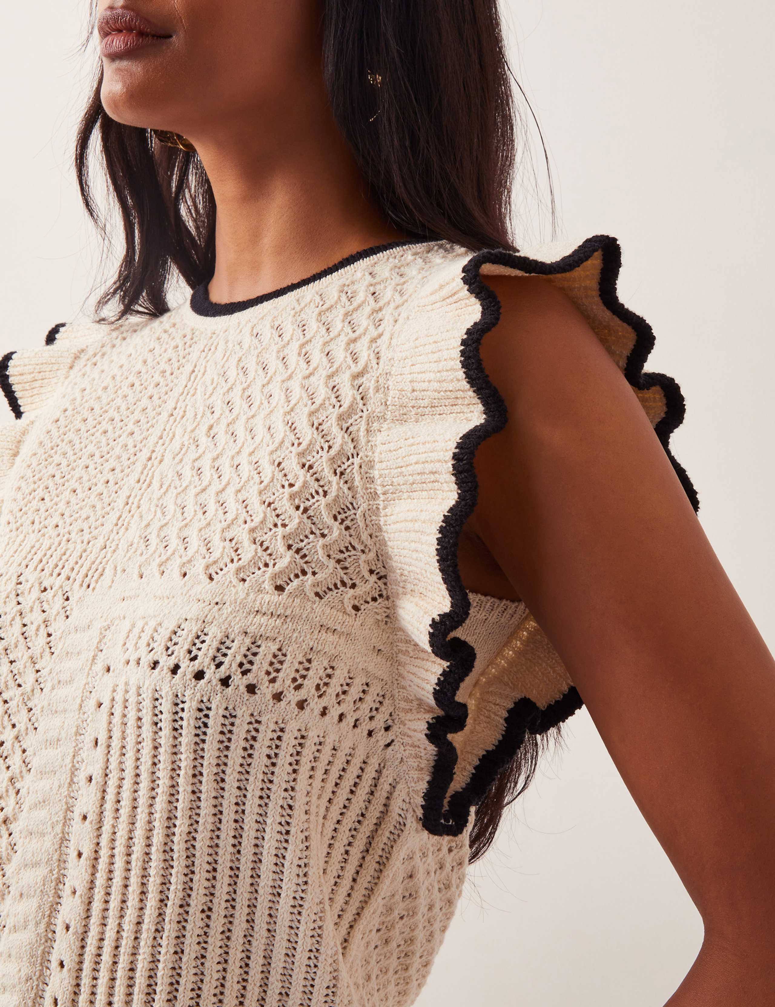Cotton Rich Knitted Vest 4 of 4