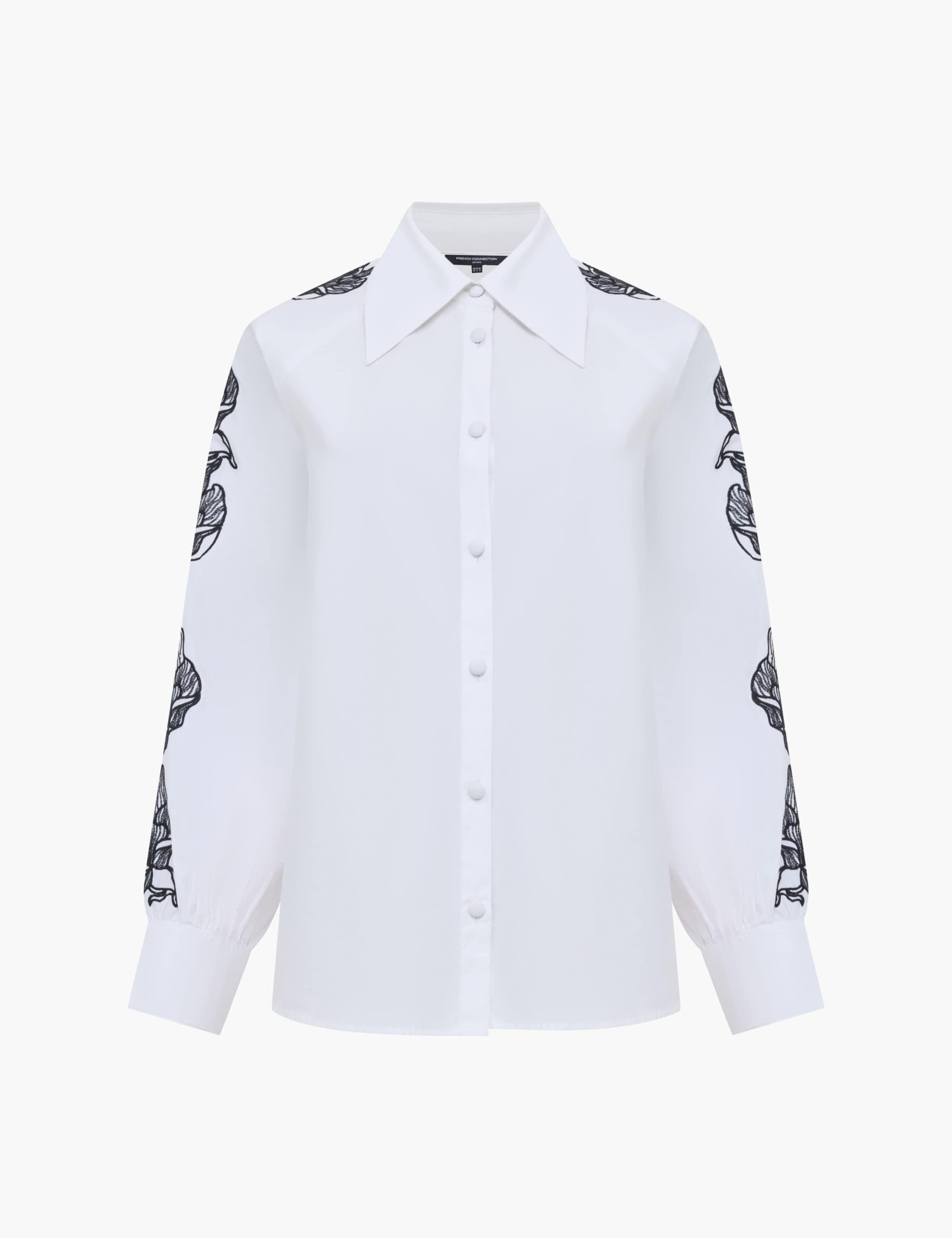 Pure Cotton Embroidered Collared Shirt 2 of 7
