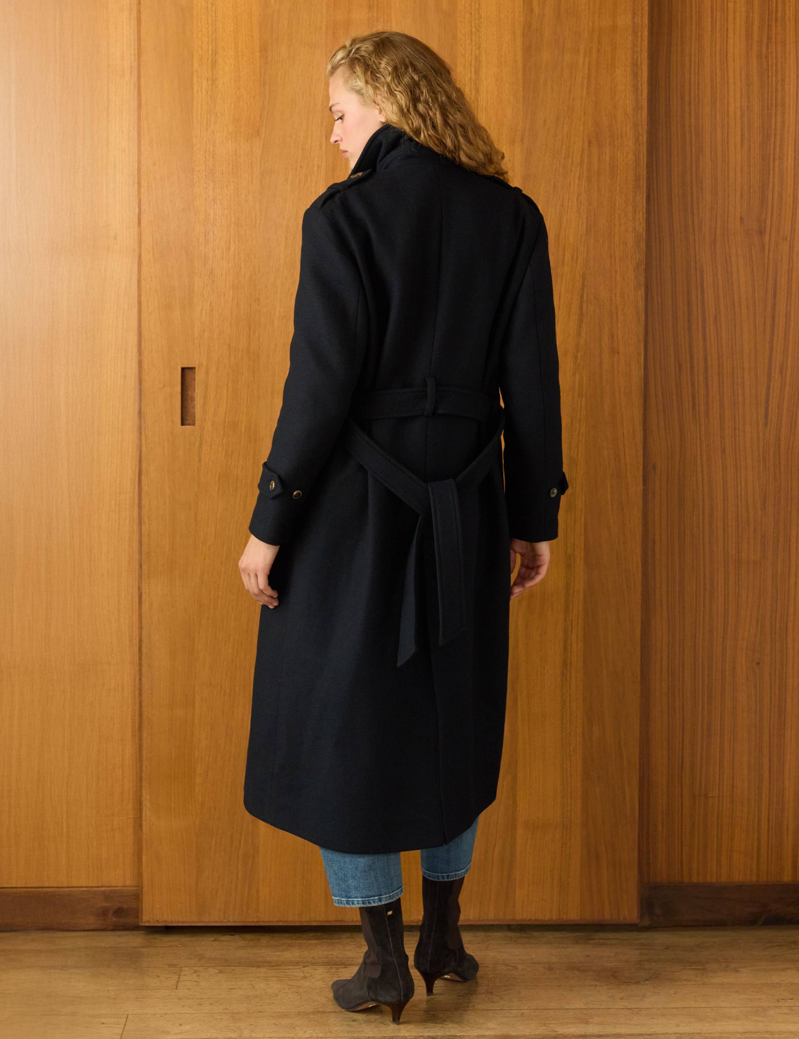 Wool Rich Longline Trench Coat 3 of 6