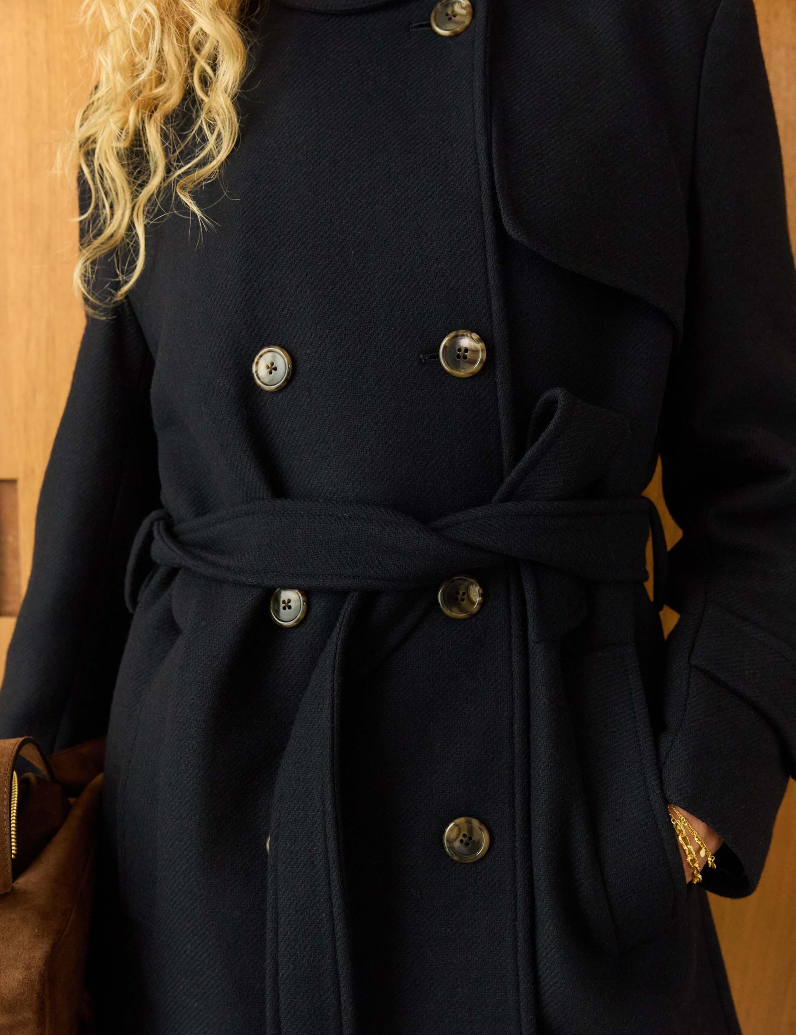 Wool Rich Longline Trench Coat 6 of 6