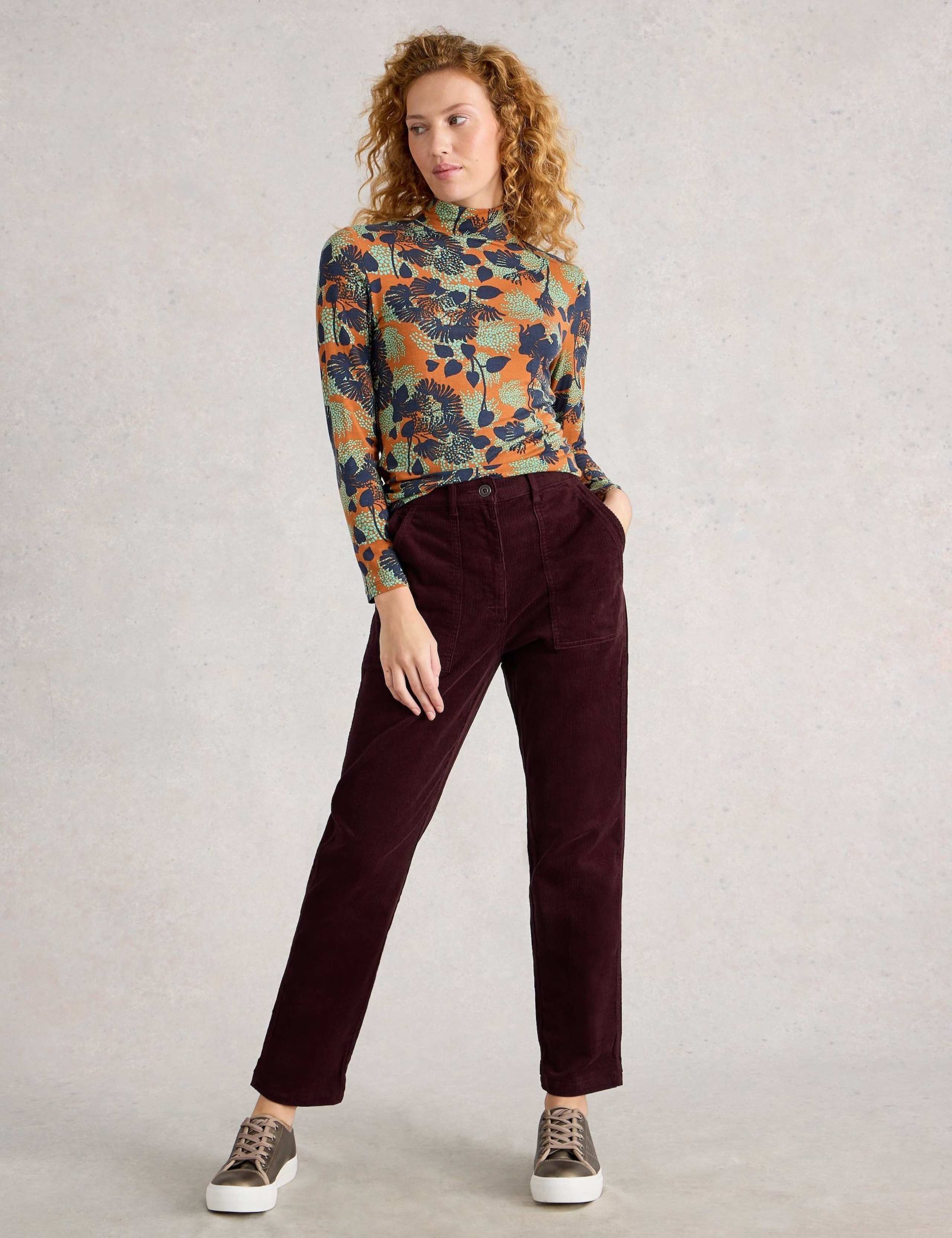 Cord Straight Leg Trousers 1 of 6
