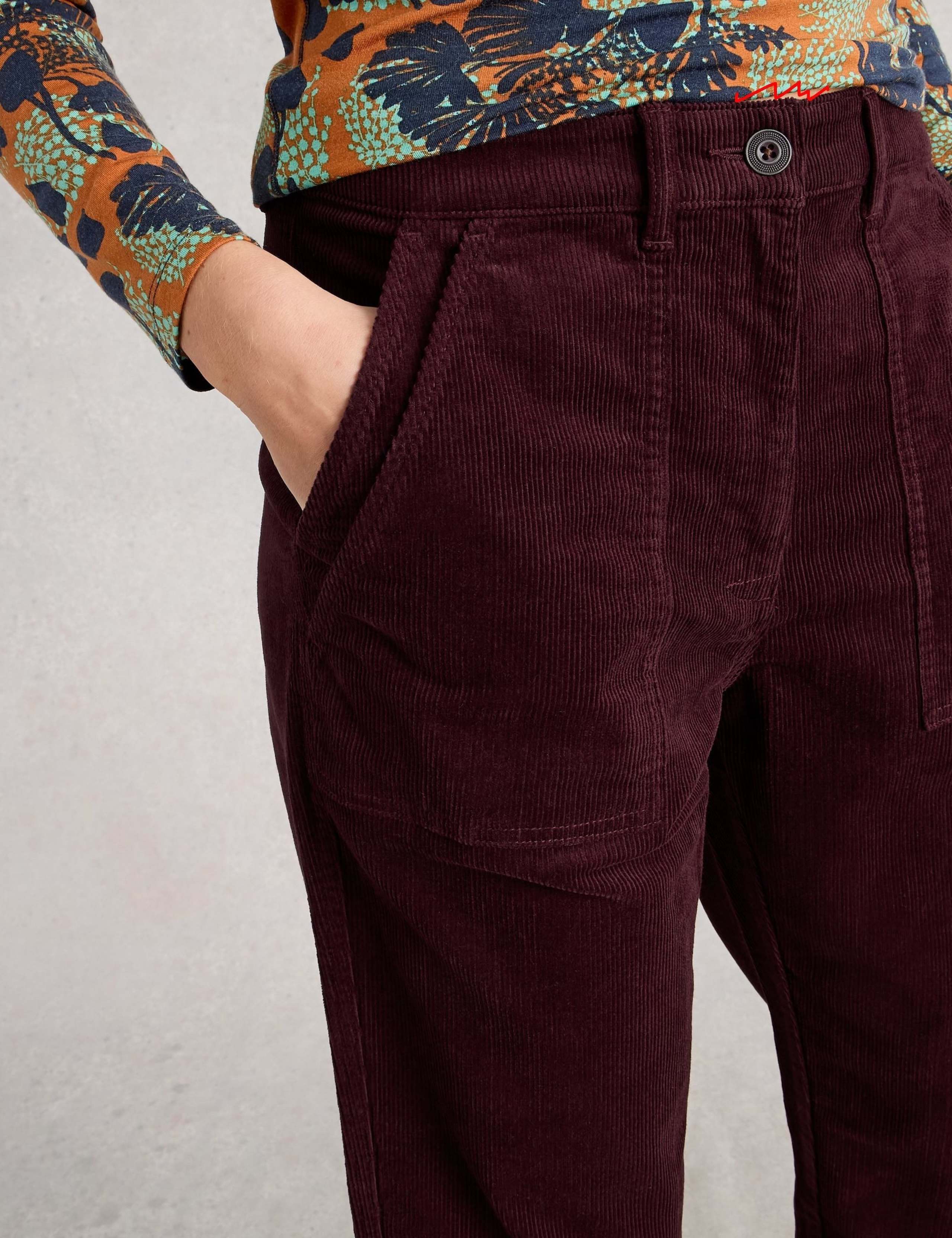 Cord Straight Leg Trousers 3 of 6