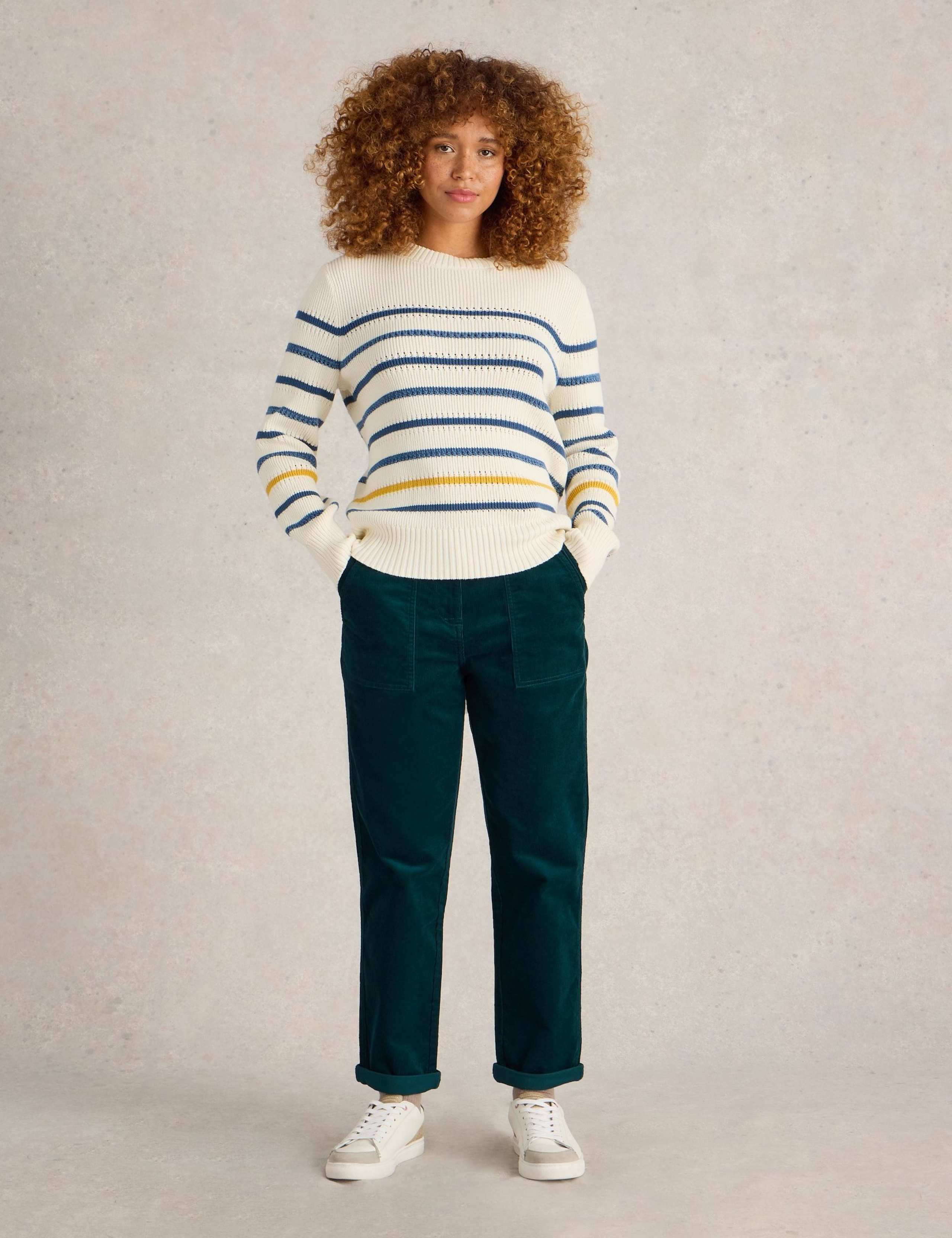 Cord Straight Leg Trousers 1 of 6