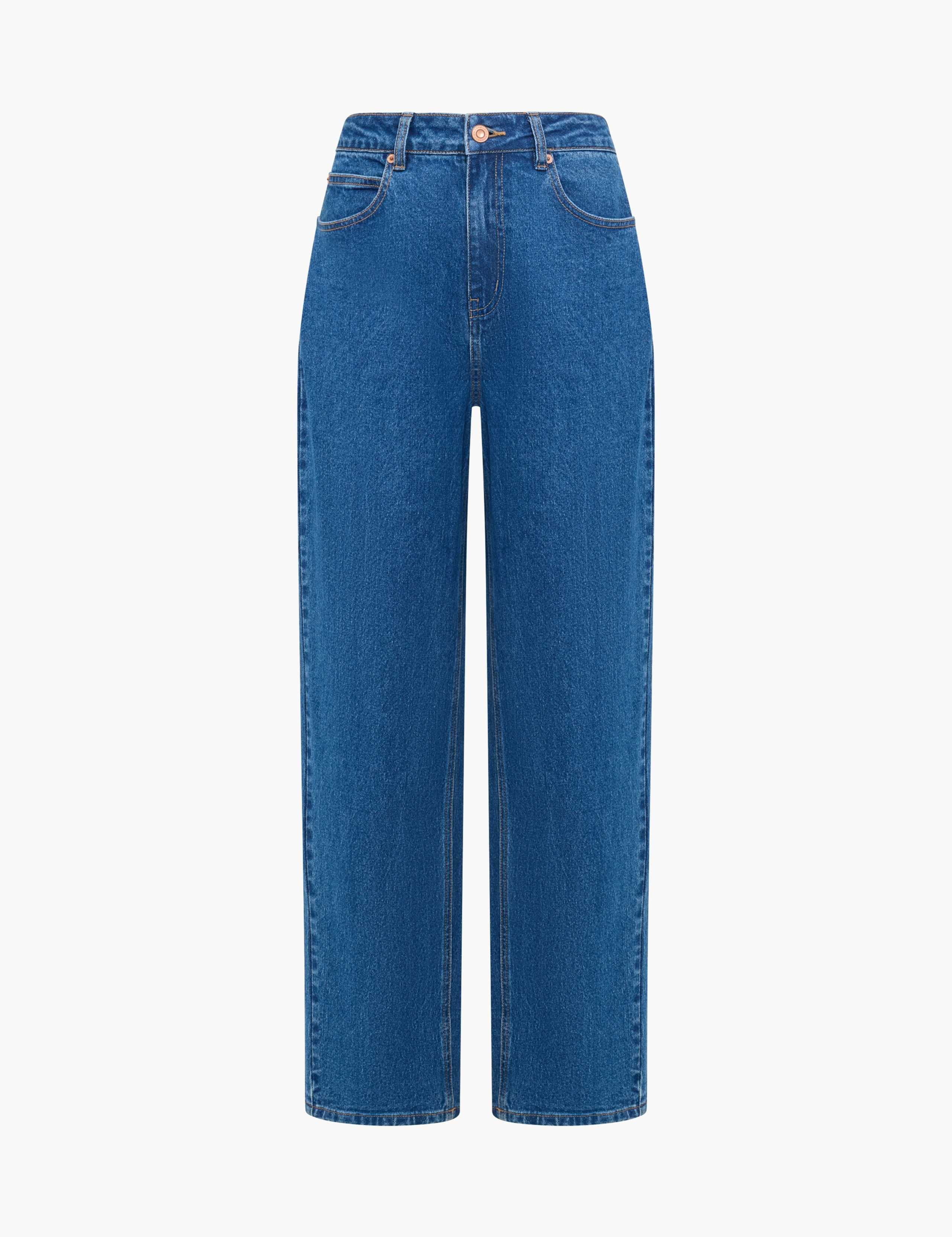 Mid Rise Carrot Leg Jeans 2 of 6