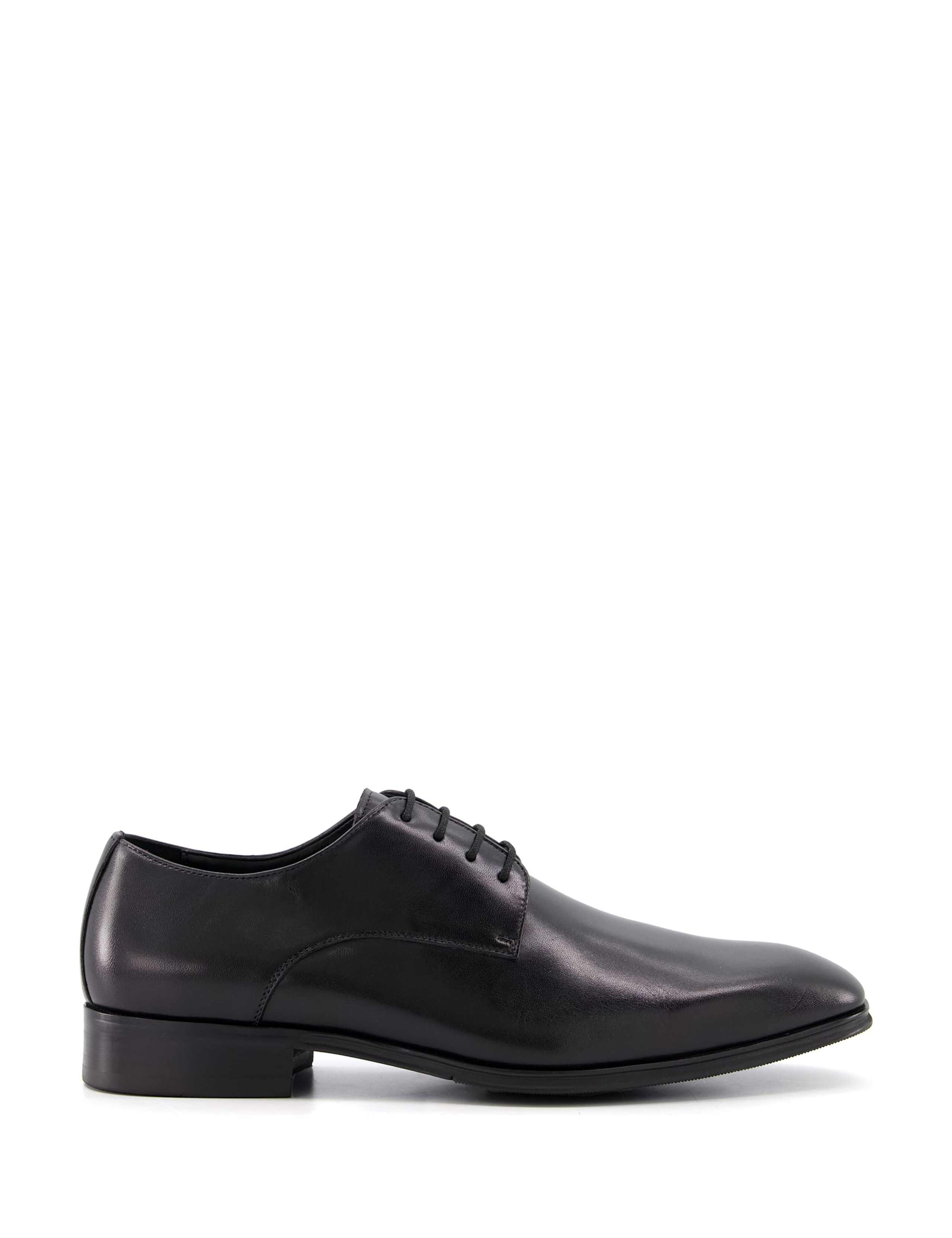 Wide Fit Leather Derby Shoes 1 of 5