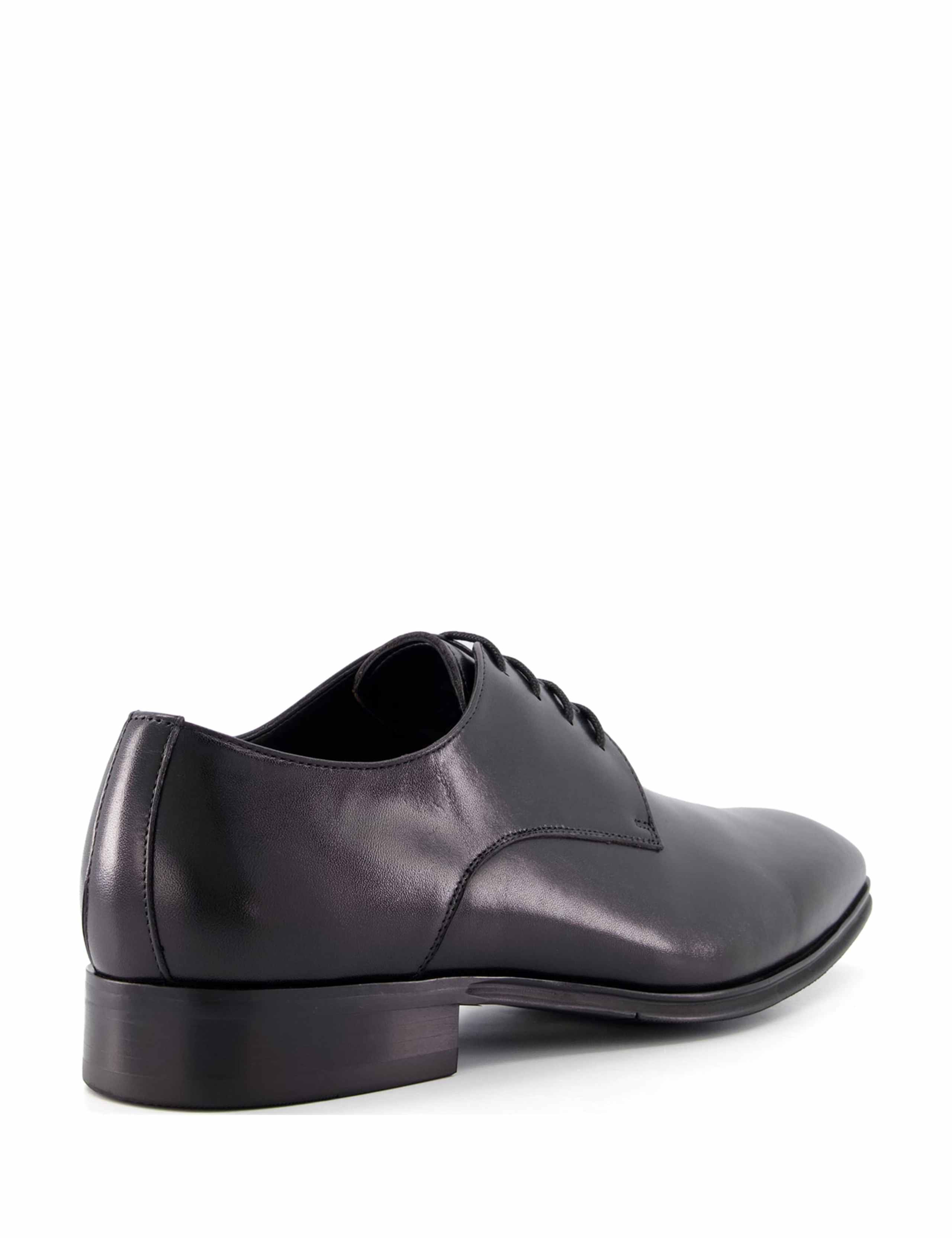 Wide Fit Leather Derby Shoes 3 of 5