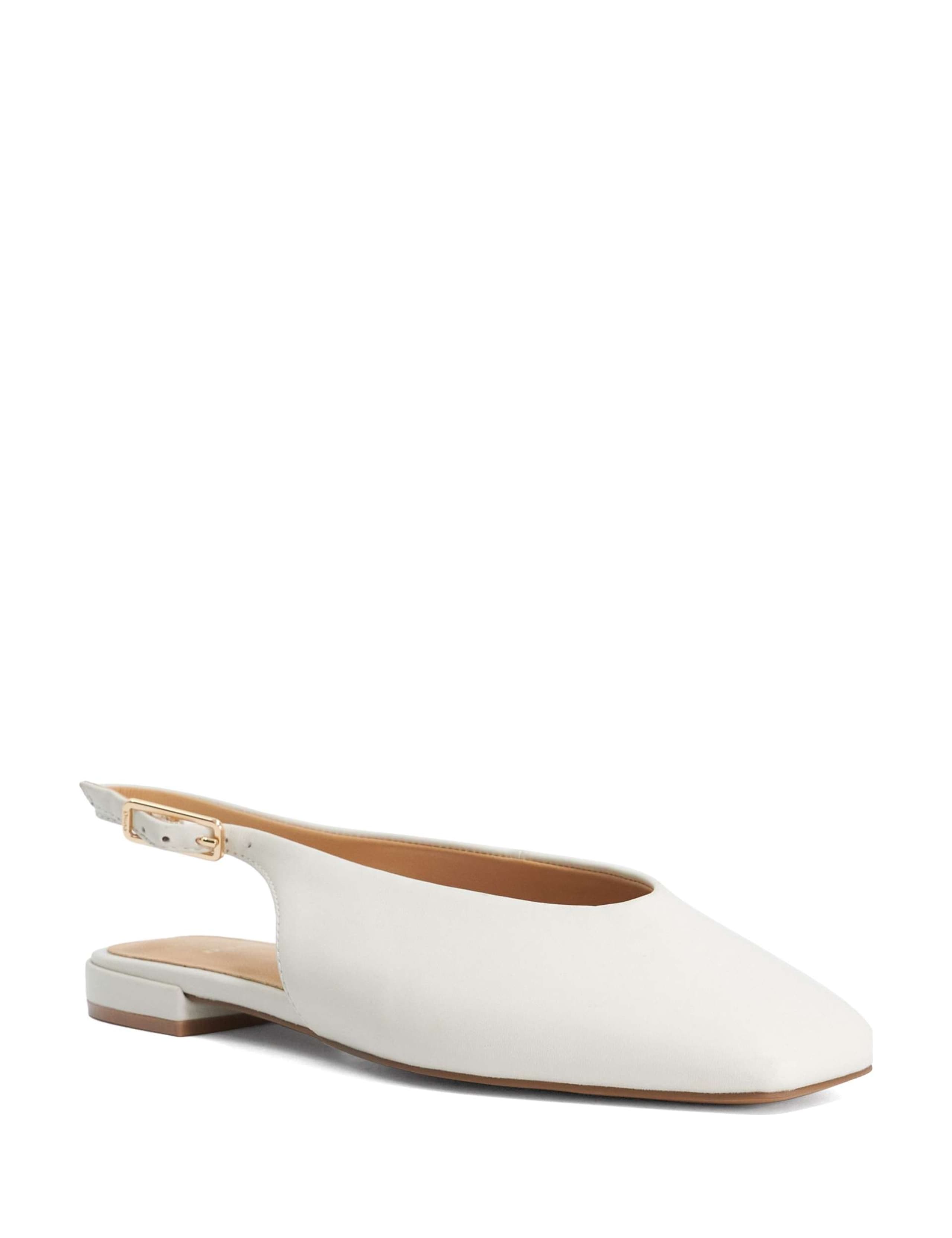 Leather Flat Slingback Ballet Shoes 2 of 6
