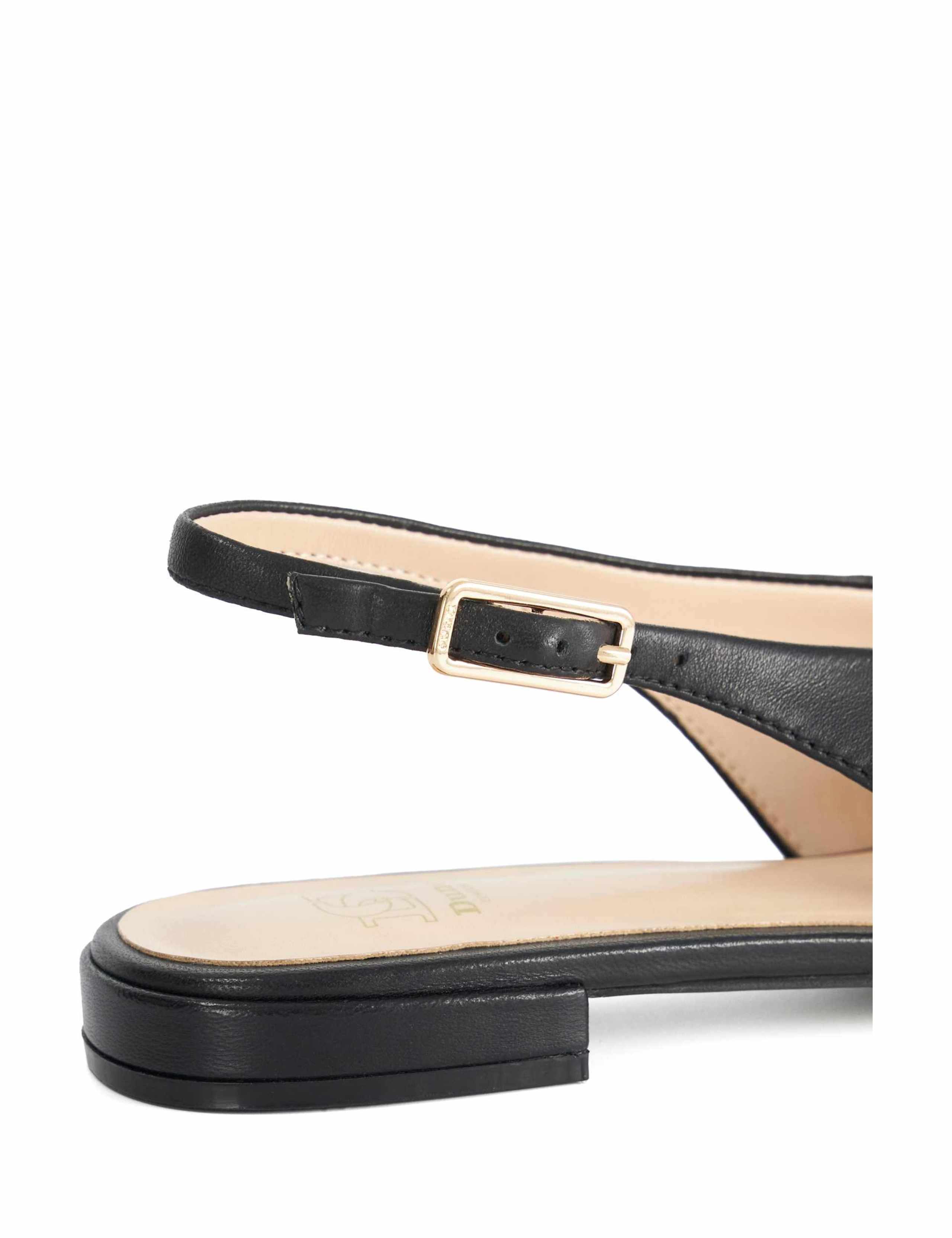 Leather Flat Slingback Ballet Shoes 3 of 5