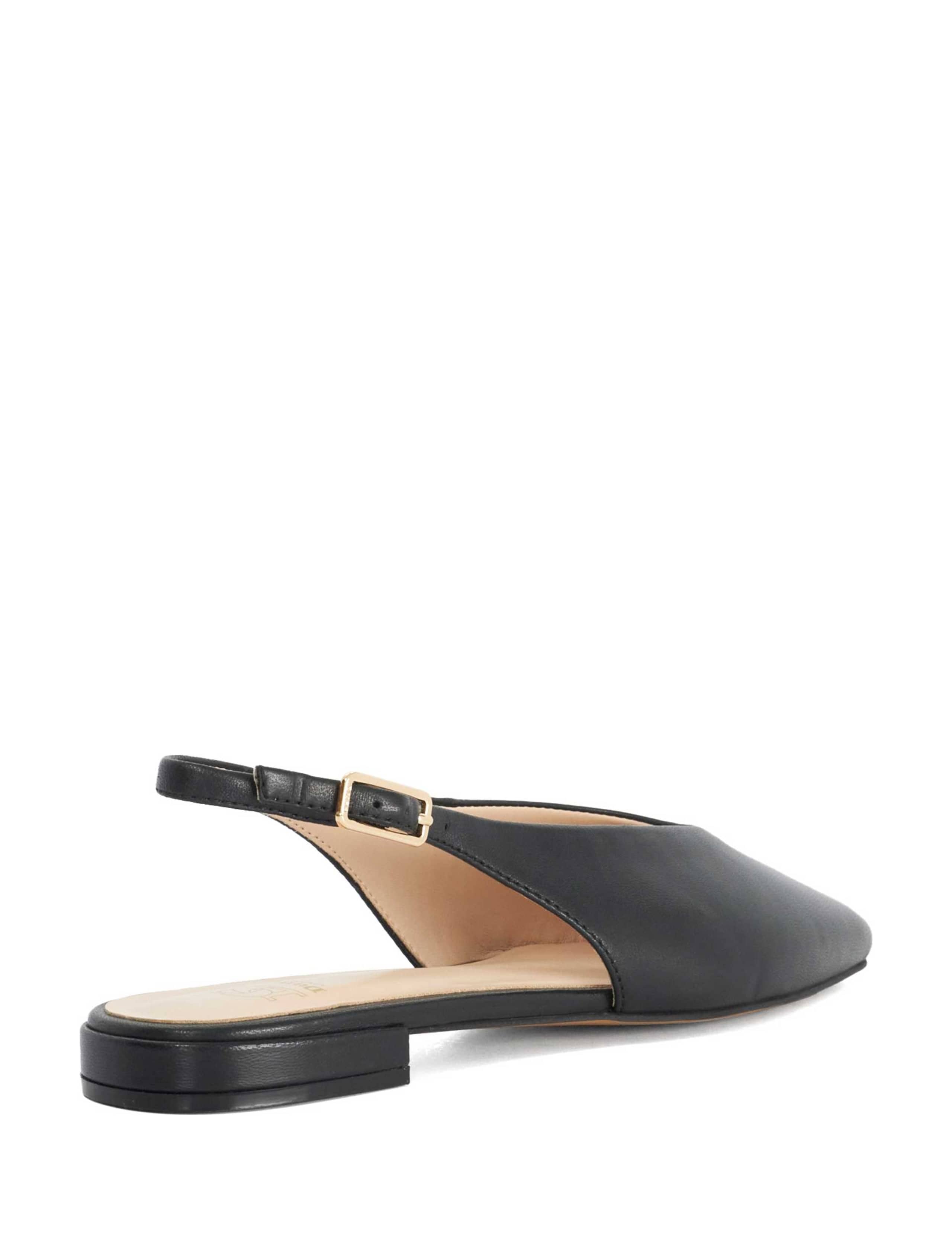 Leather Flat Slingback Ballet Shoes 4 of 5