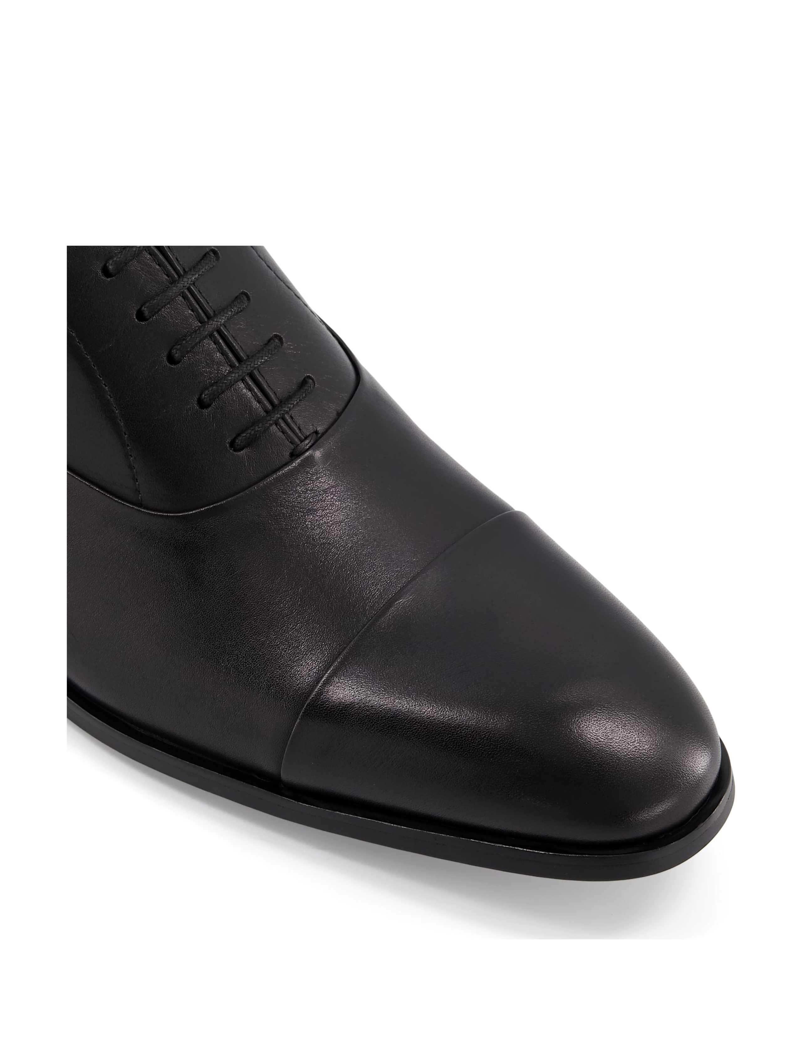 Wide Fit Leather Oxford Shoes 2 of 6