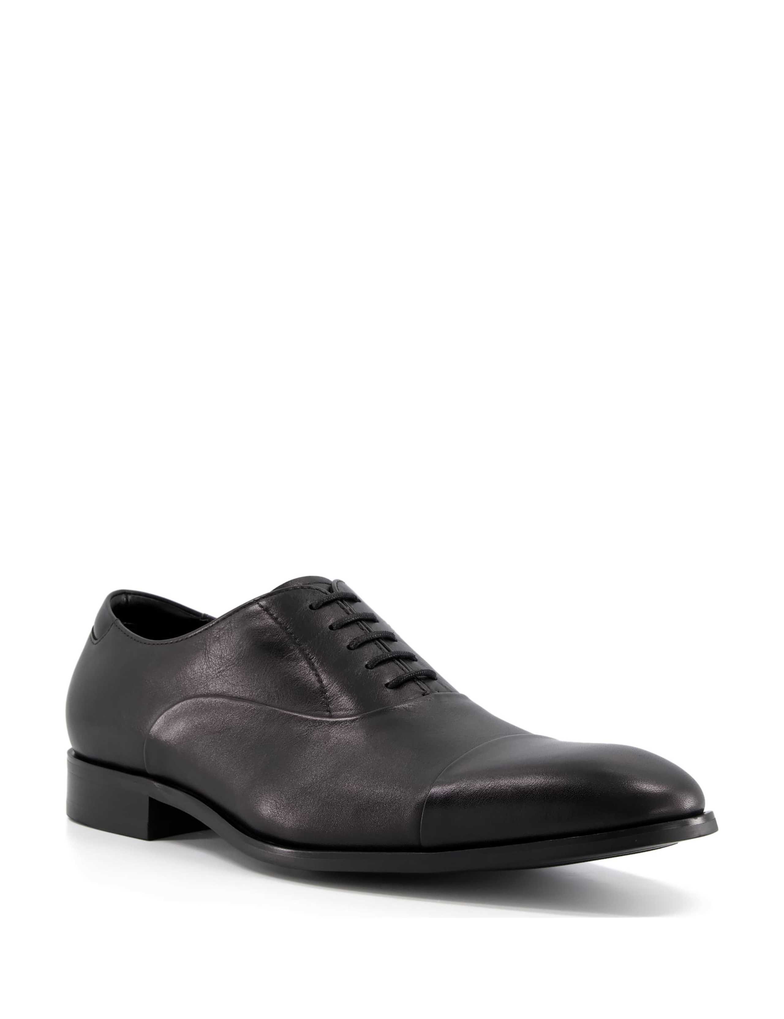 Wide Fit Leather Oxford Shoes 4 of 6