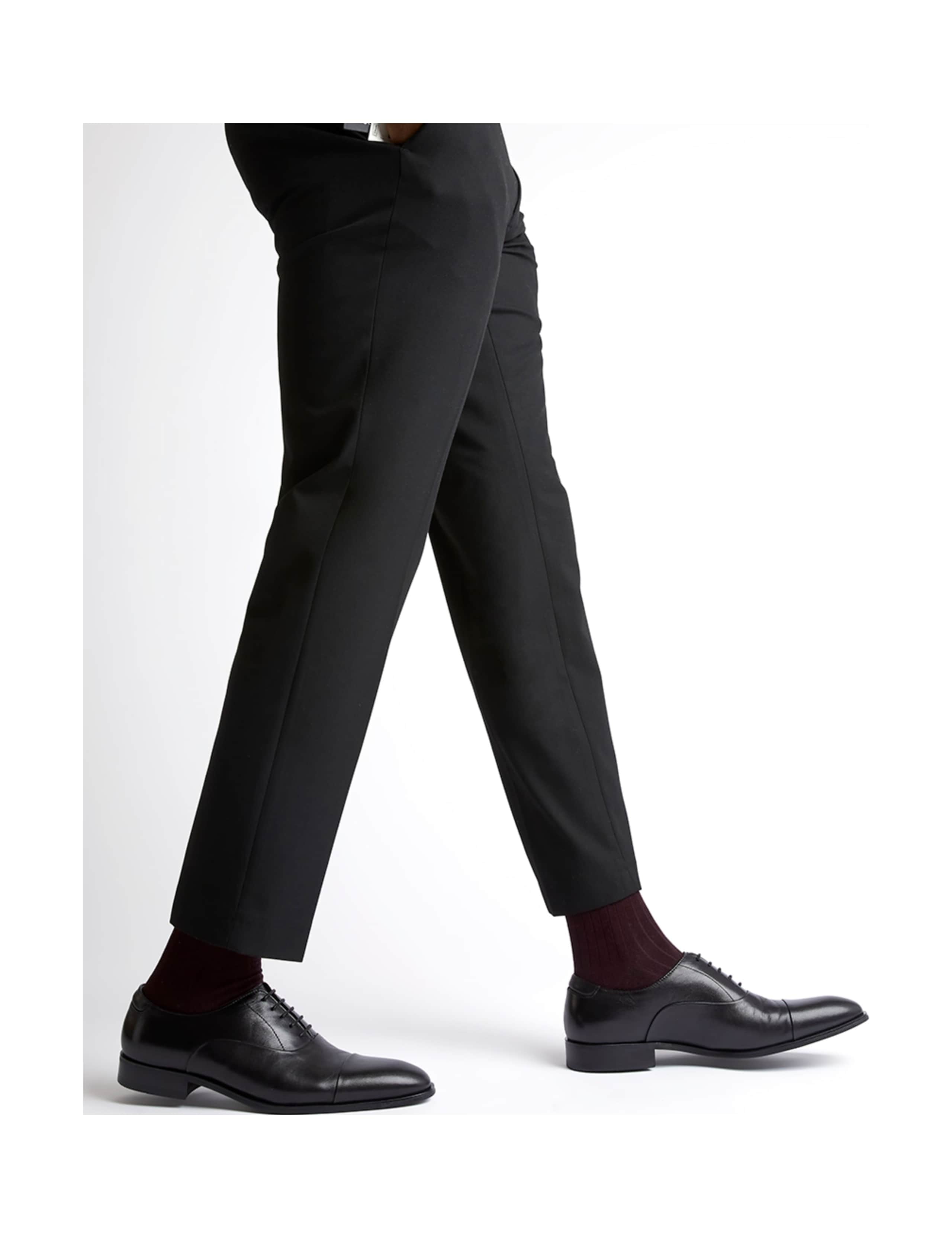 Wide Fit Leather Oxford Shoes 5 of 6