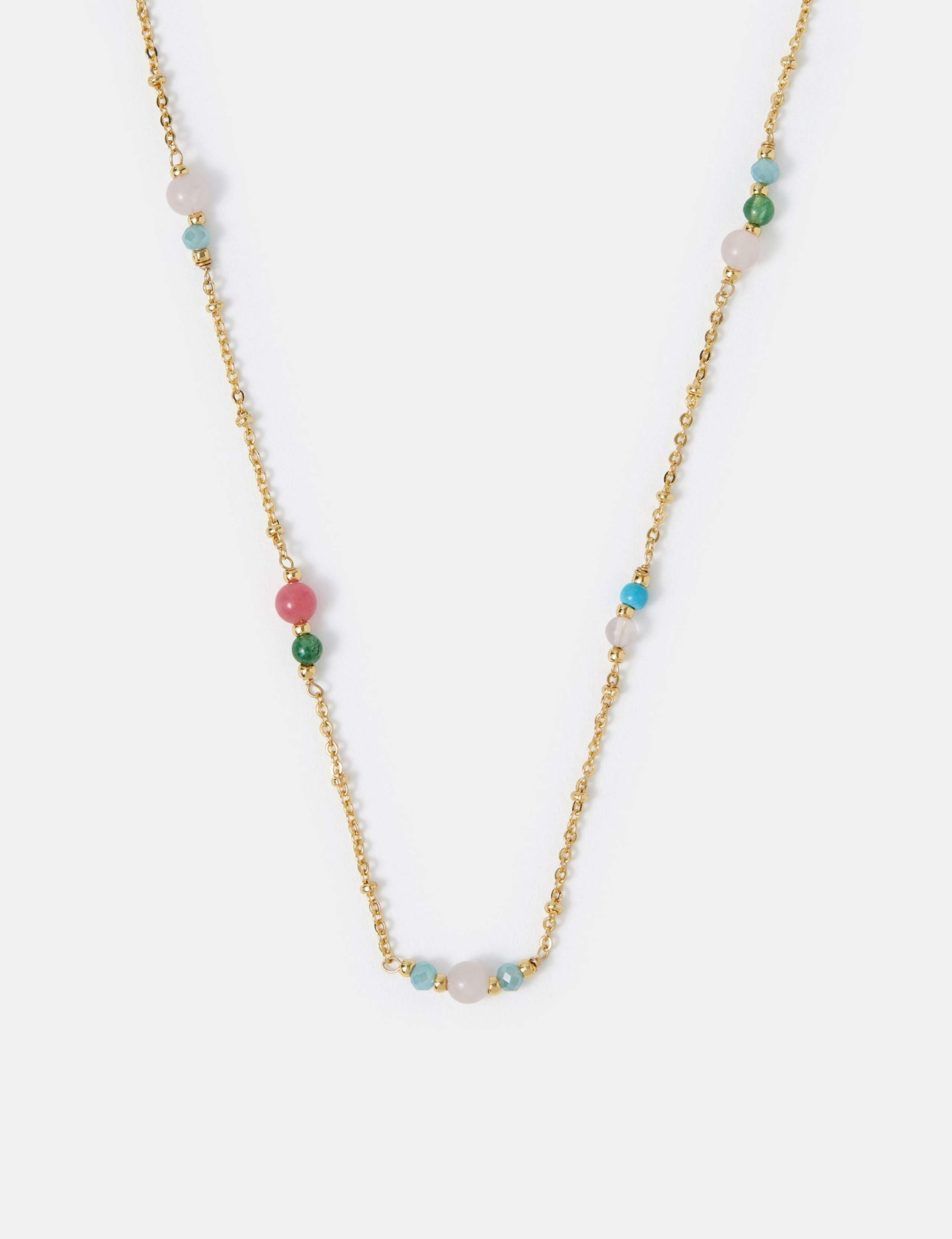 14ct Gold Plated Bead Necklace 2 of 3