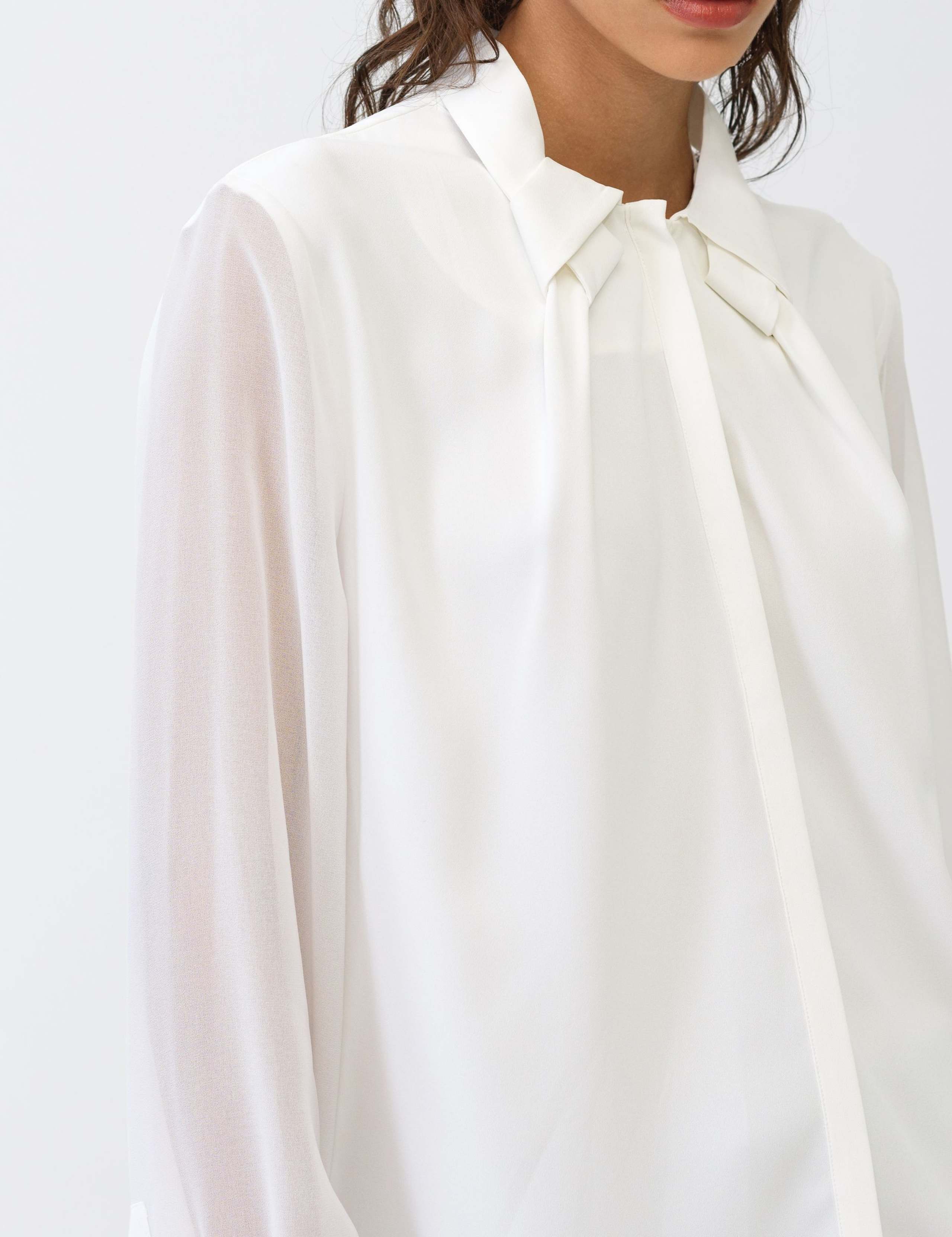 Crepe Collar Detail Shirt 5 of 5
