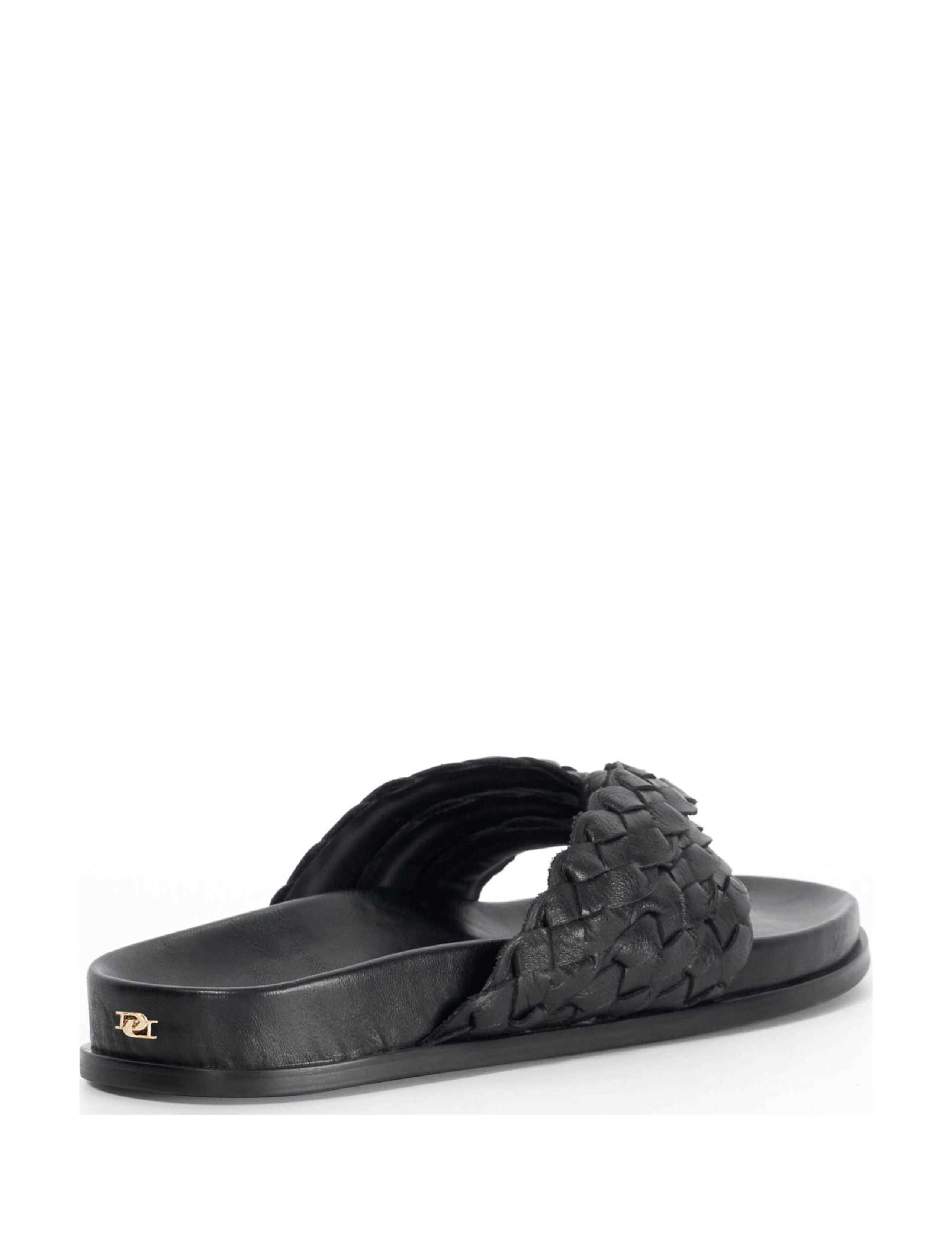Leather Woven Falt Sandals 4 of 5