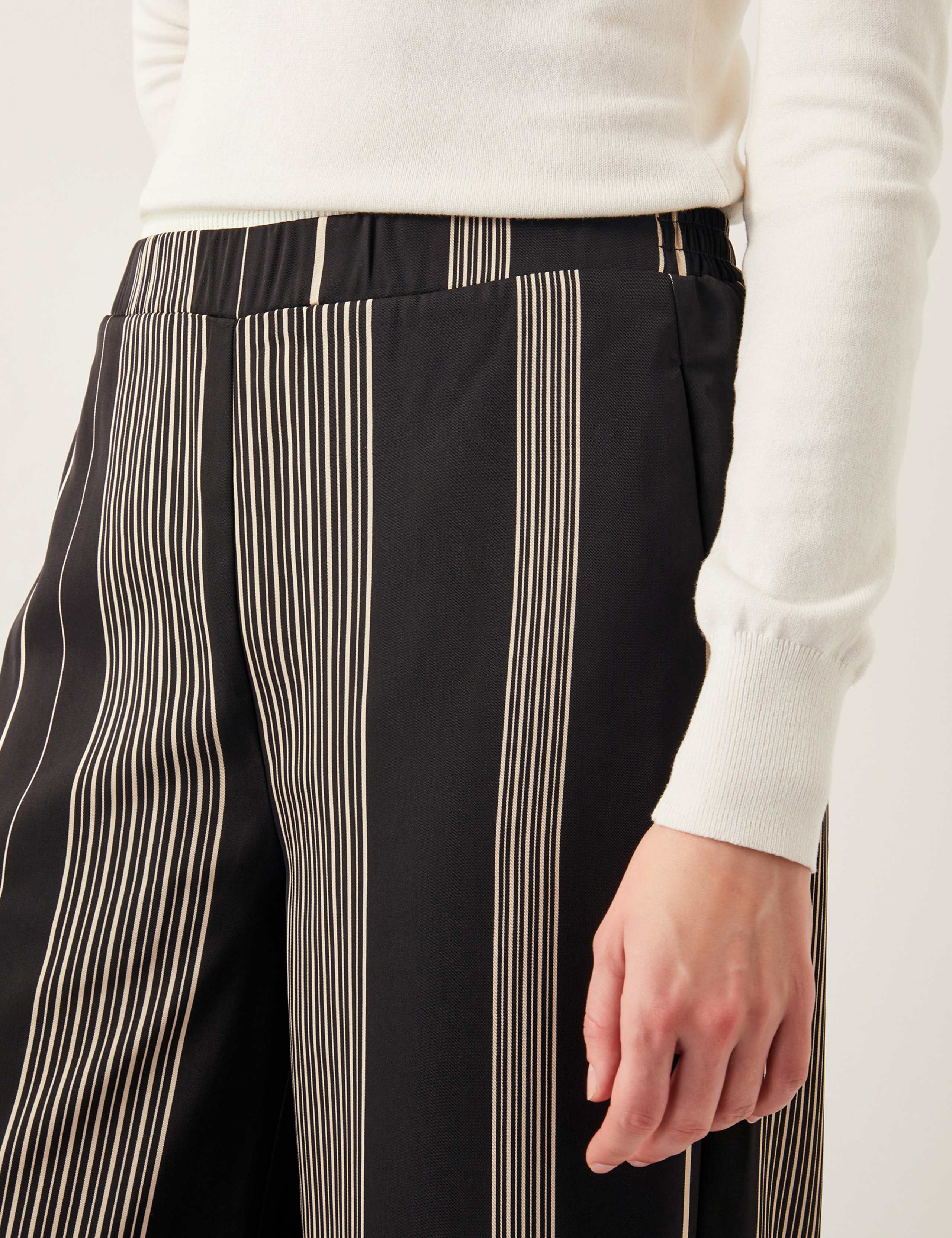 Striped Straight Leg Trousers 4 of 5