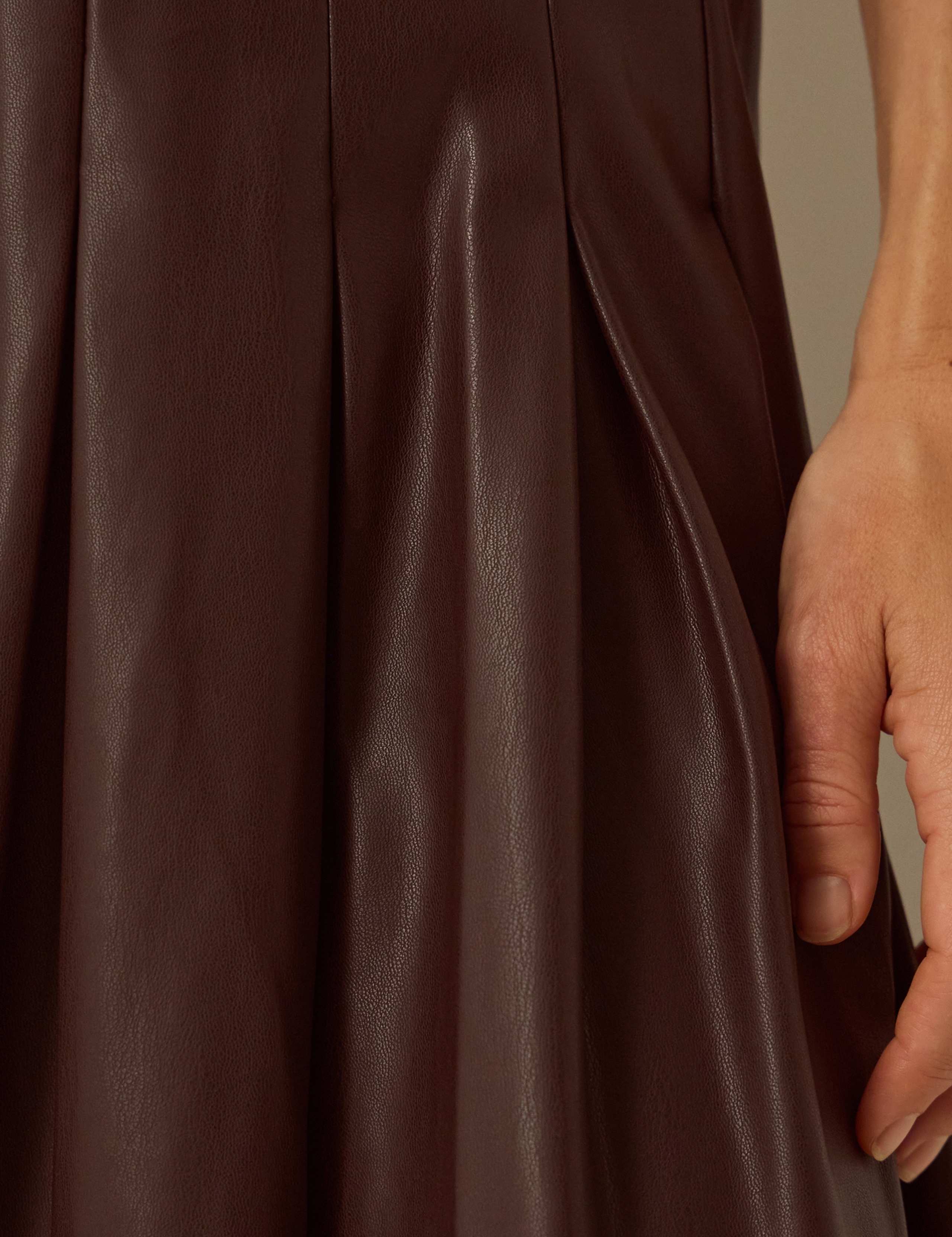 Pleated Midi Skirt 4 of 4