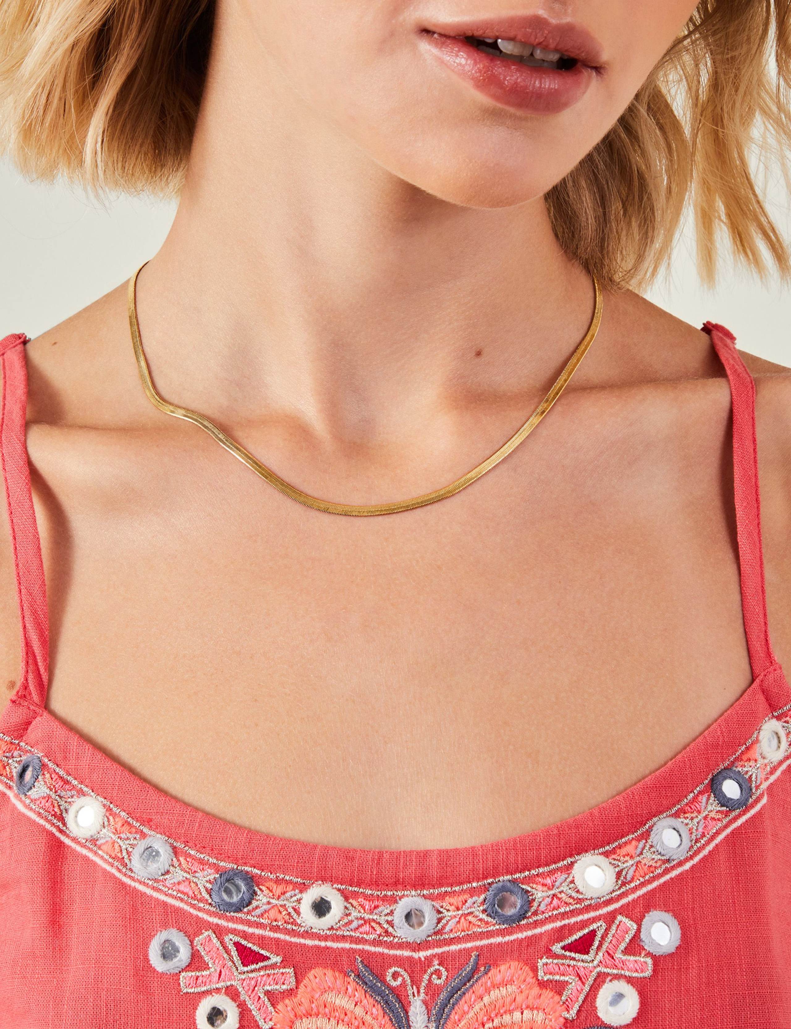 14ct Gold Plated Chain Necklace 3 of 3