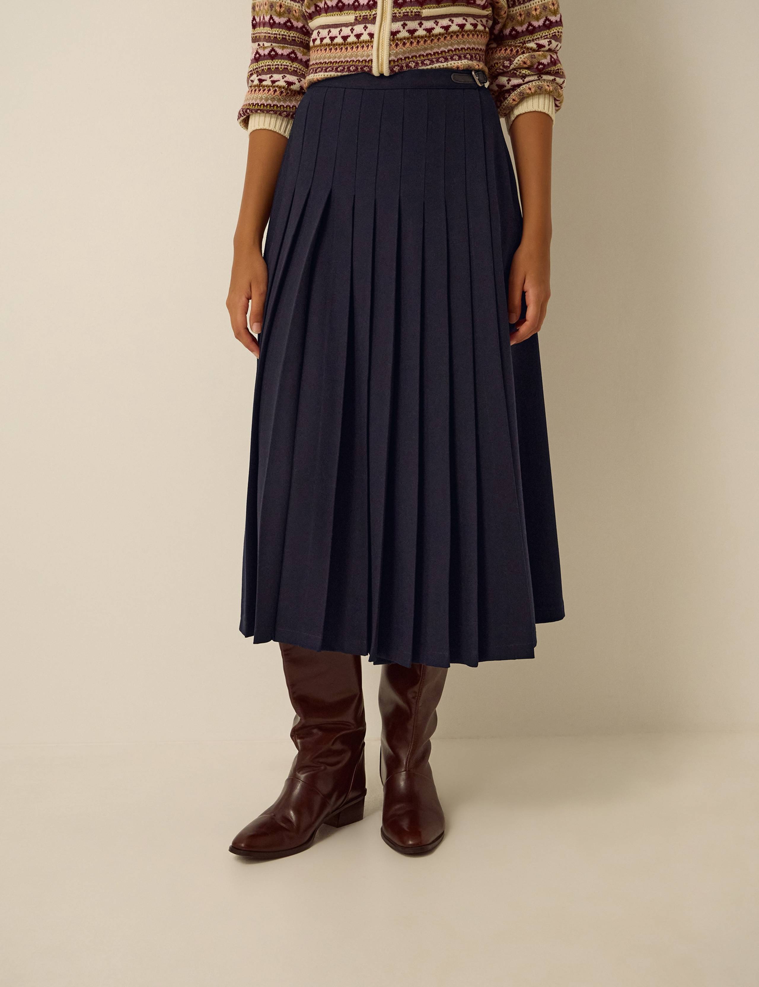 Pleated Midi Skirt 1 of 5