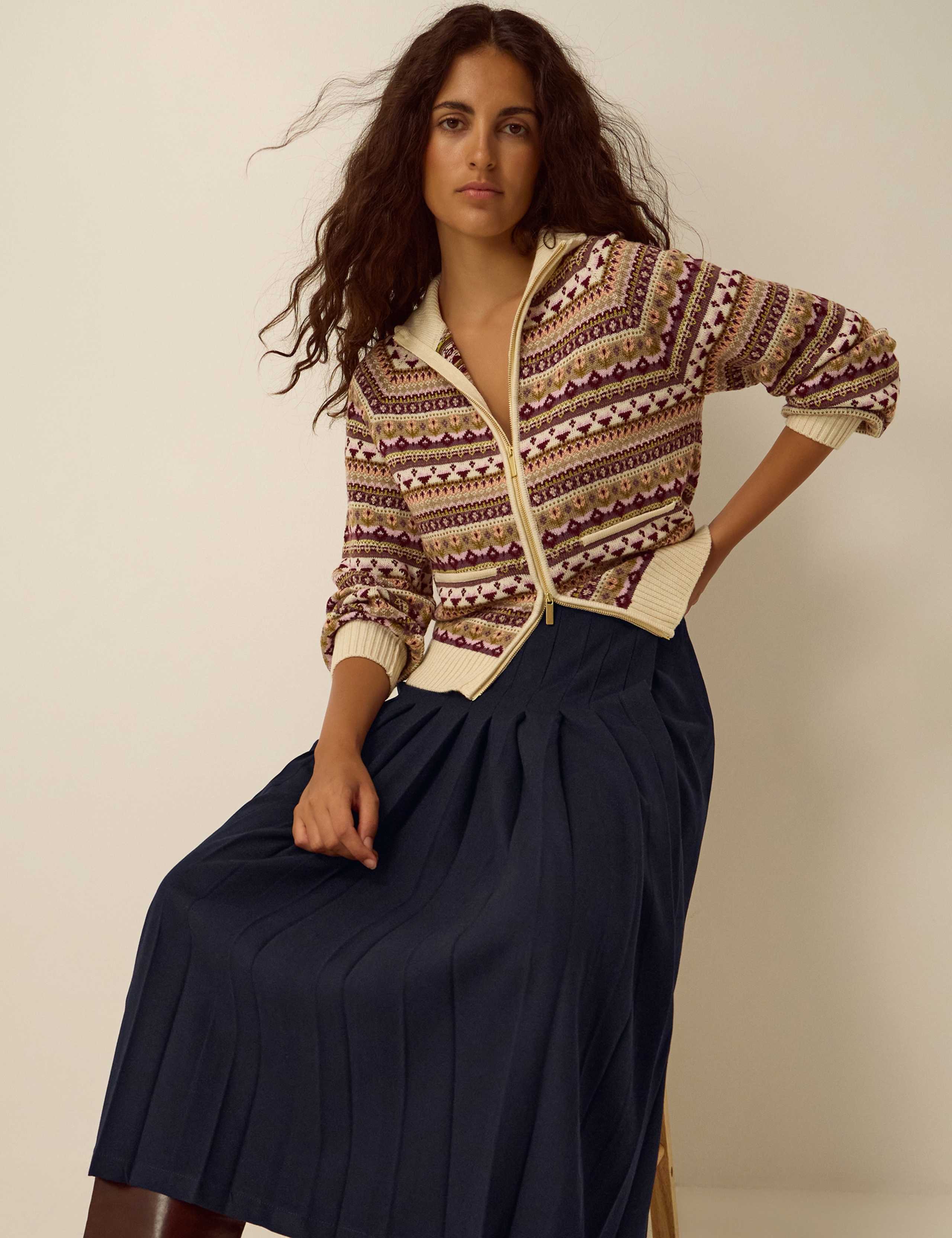 Pleated Midi Skirt 3 of 5