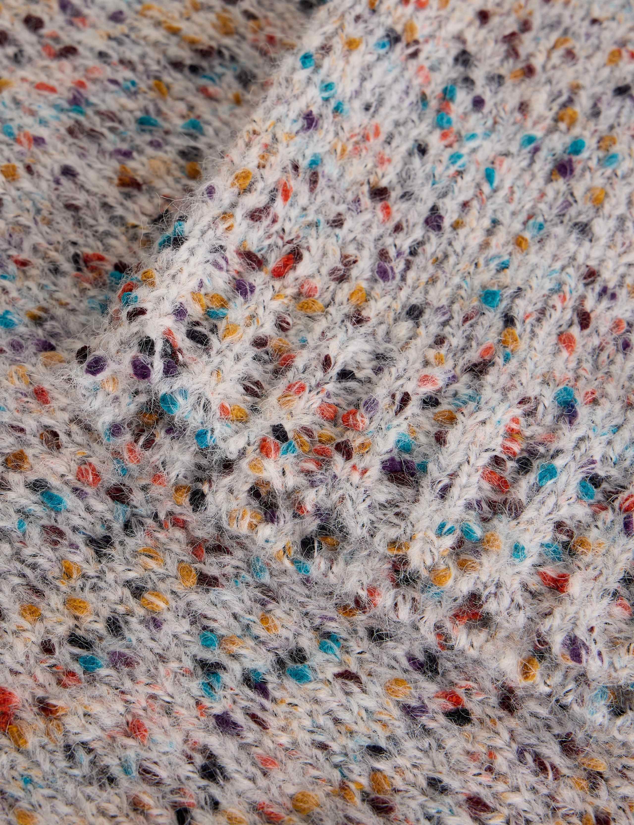 Textured Flecked V-Neck Jumper with Wool 6 of 6
