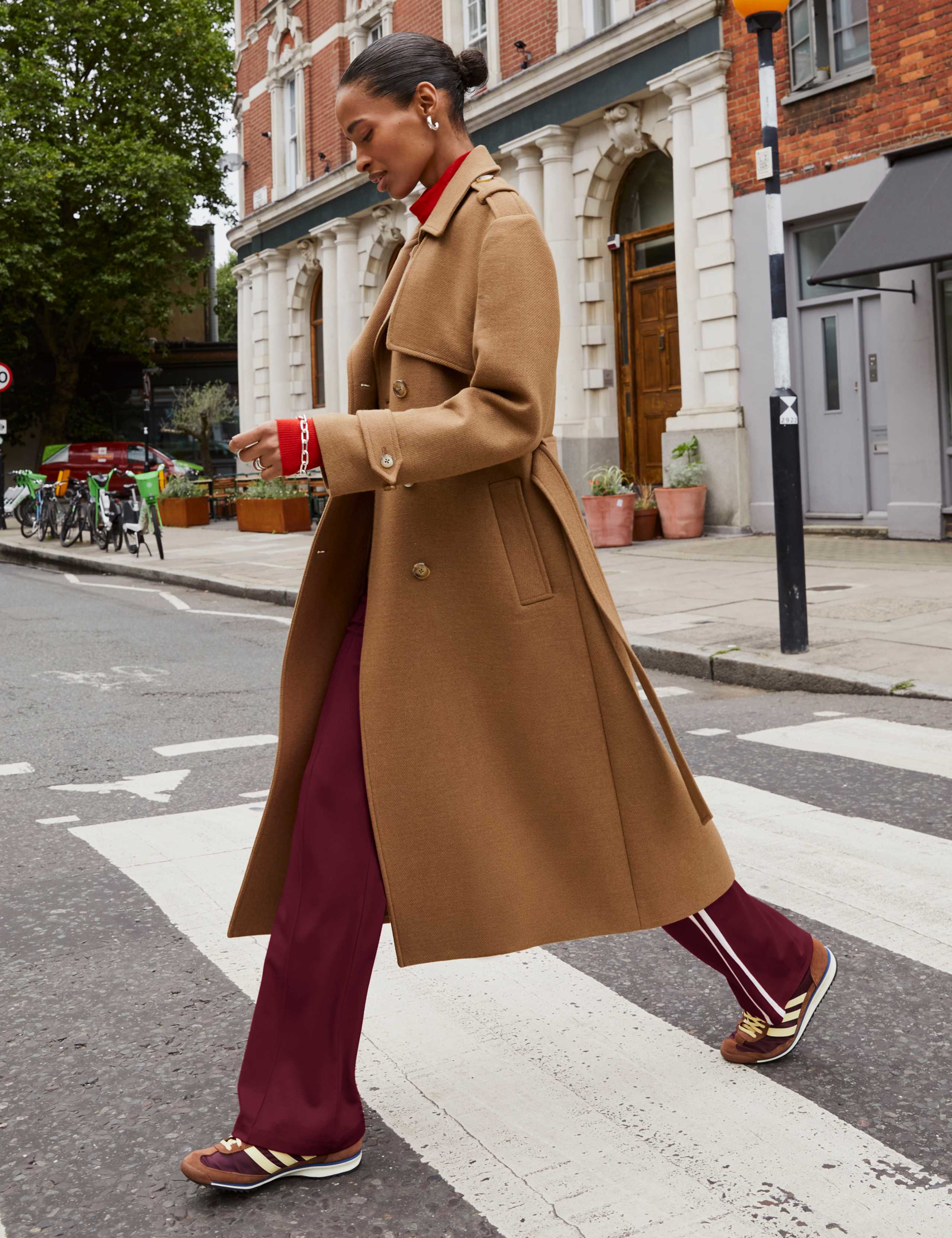 Side Stripe Wide Leg Trousers 4 of 5