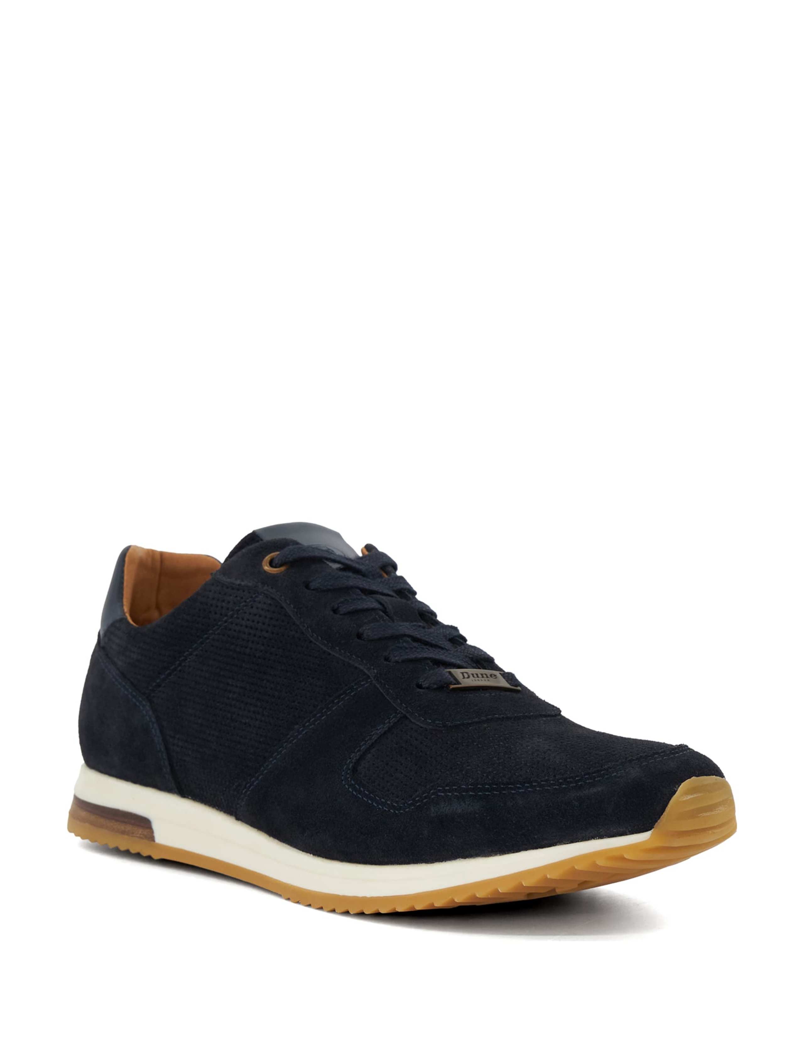 Suede Lace Up Trainers 4 of 7