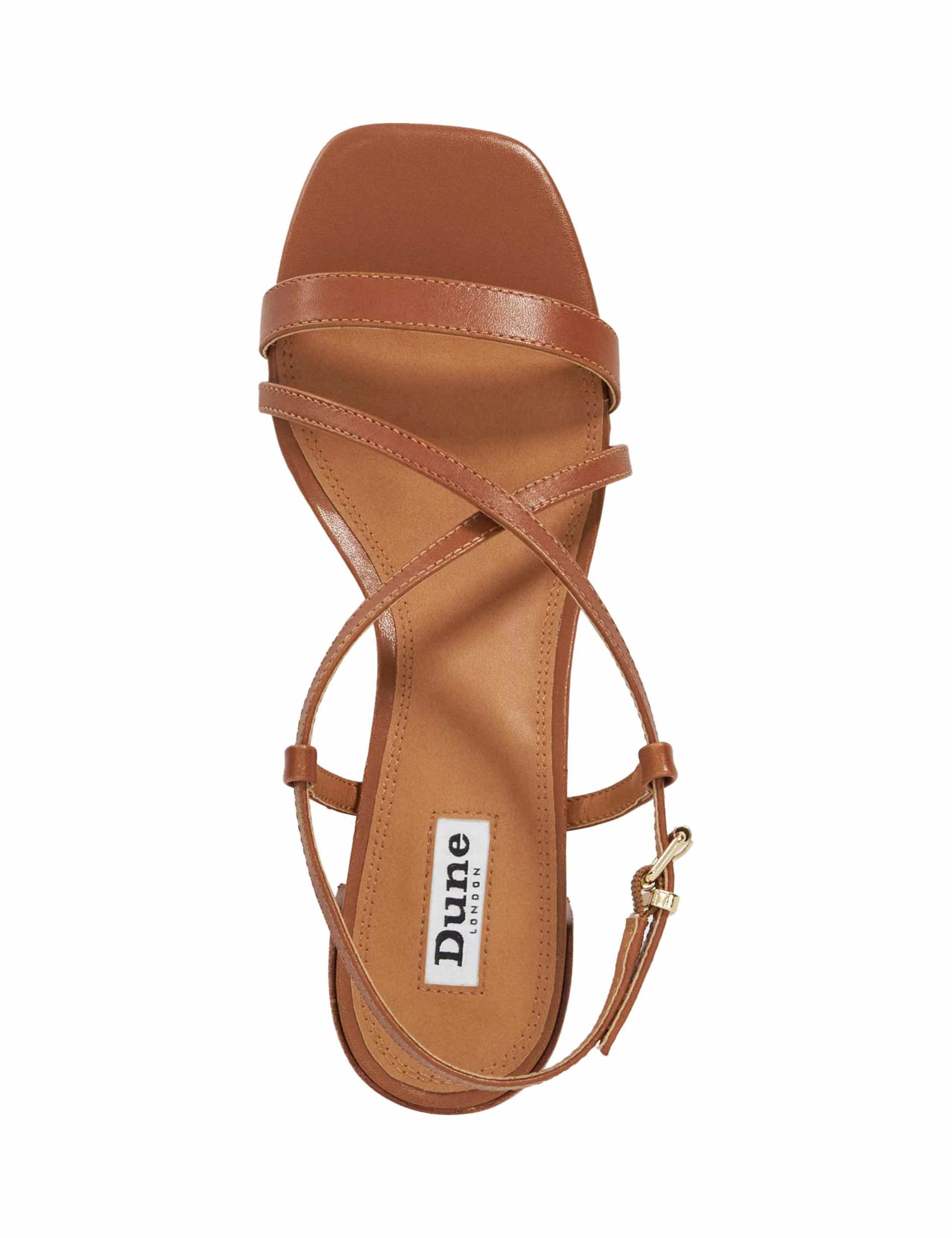 Leather Strappy Block Heel Sandals 2 of 5