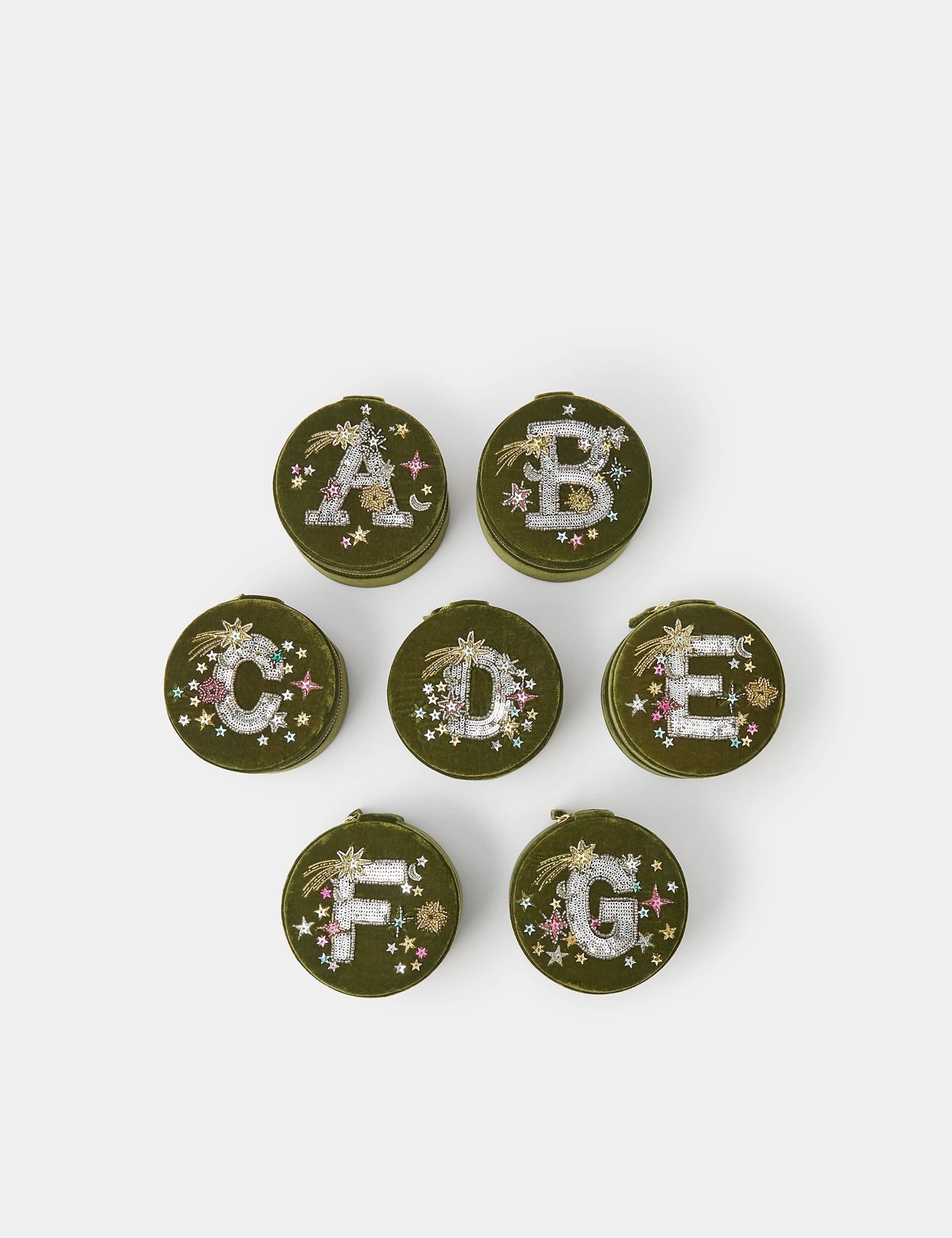 Initial Velvet Jewellery Box 5 of 5