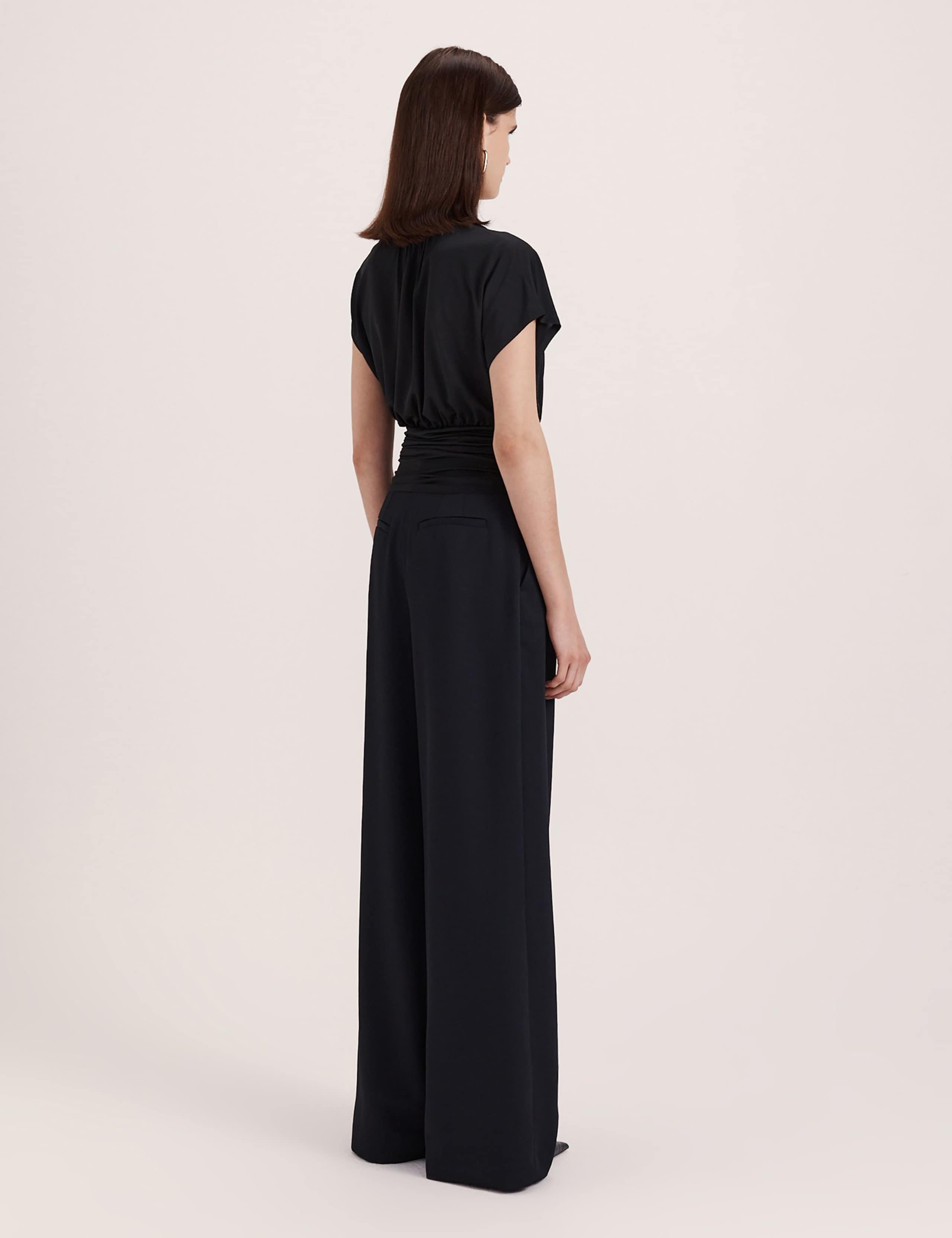 Draped V-Neck Wrap Top 7 of 8