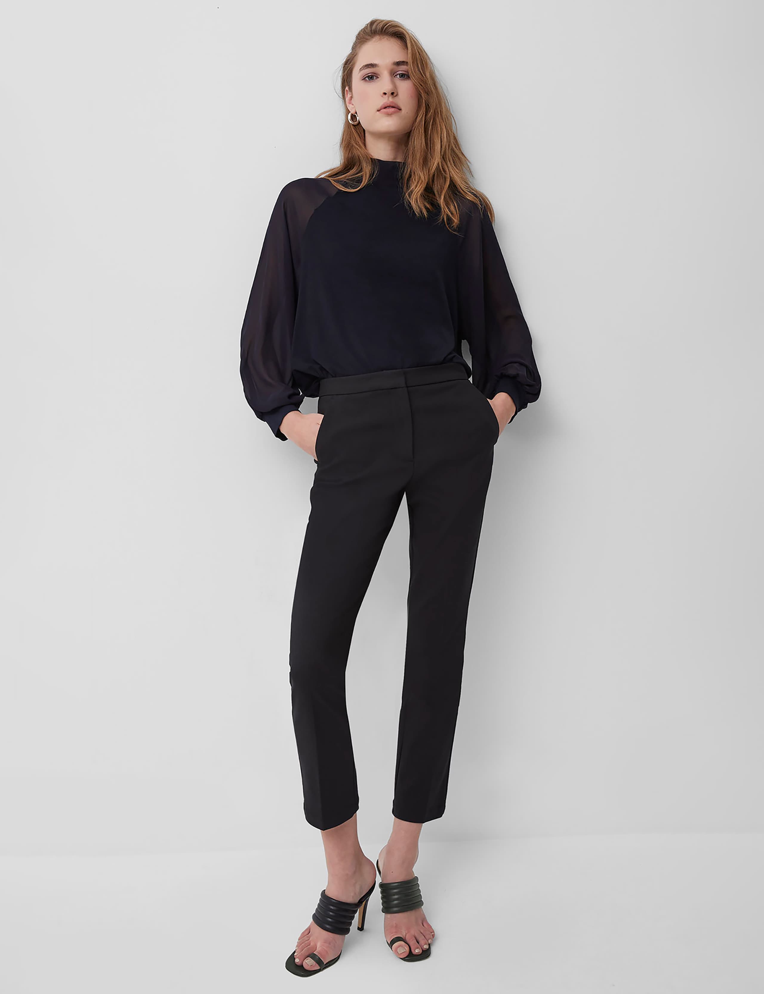 Blouson Sleeve Relaxed Long Sleeve Top 1 of 2