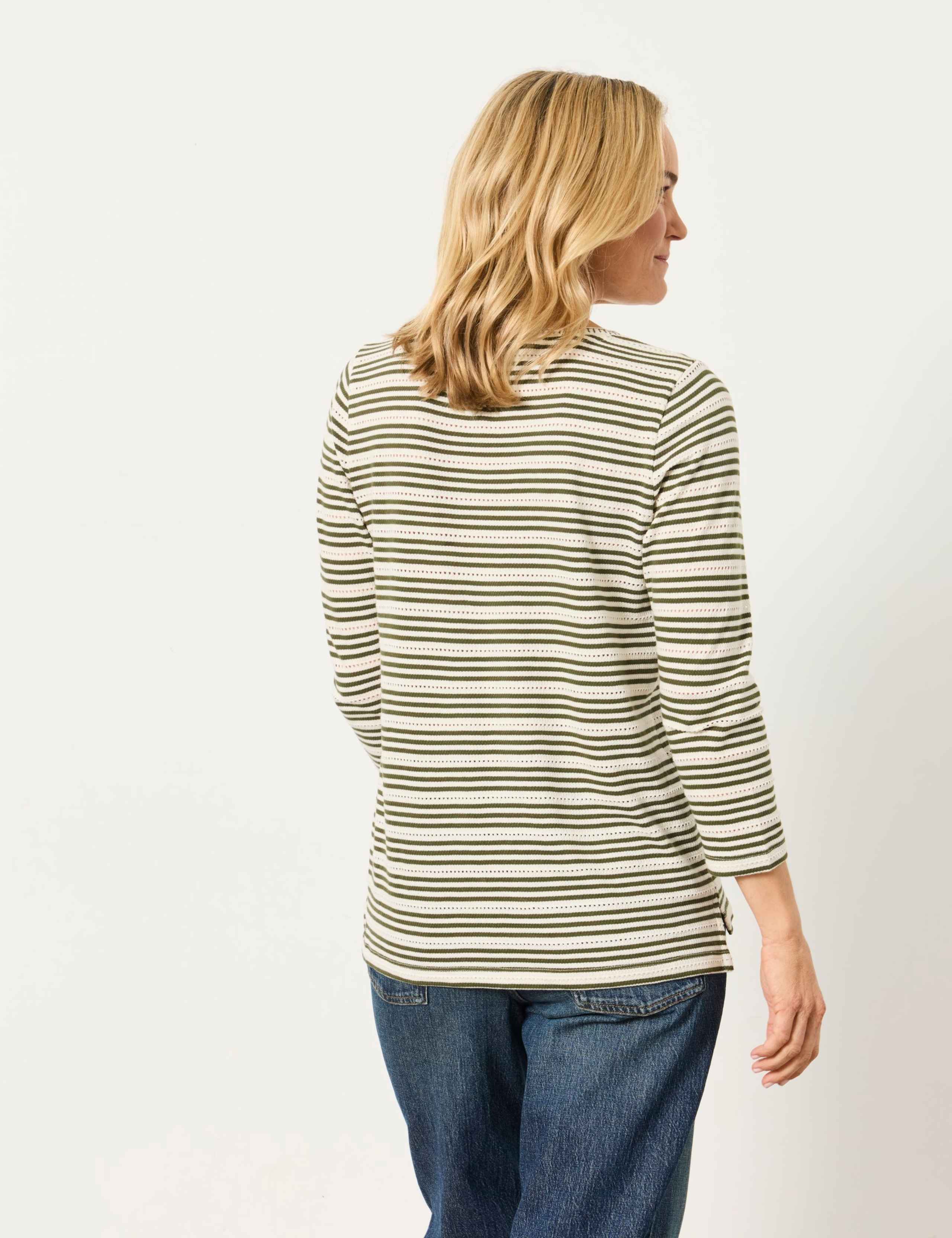 Pure Cotton Striped Top 4 of 6