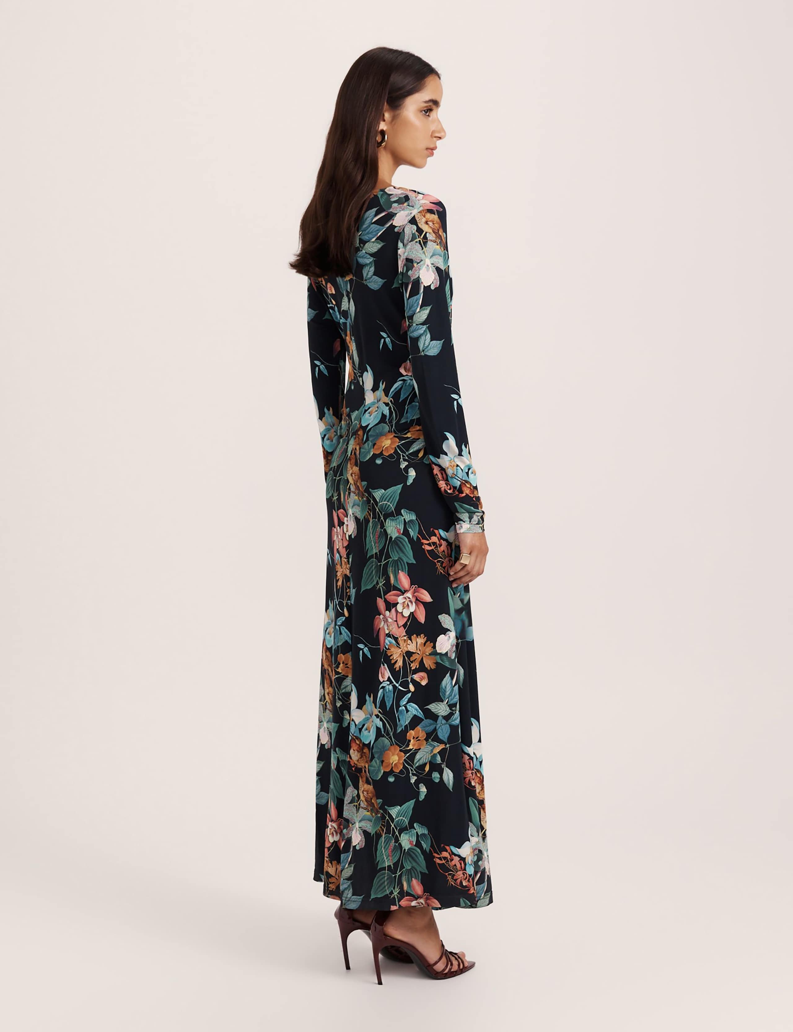 Floral V-Neck Maxi Dress 5 of 6