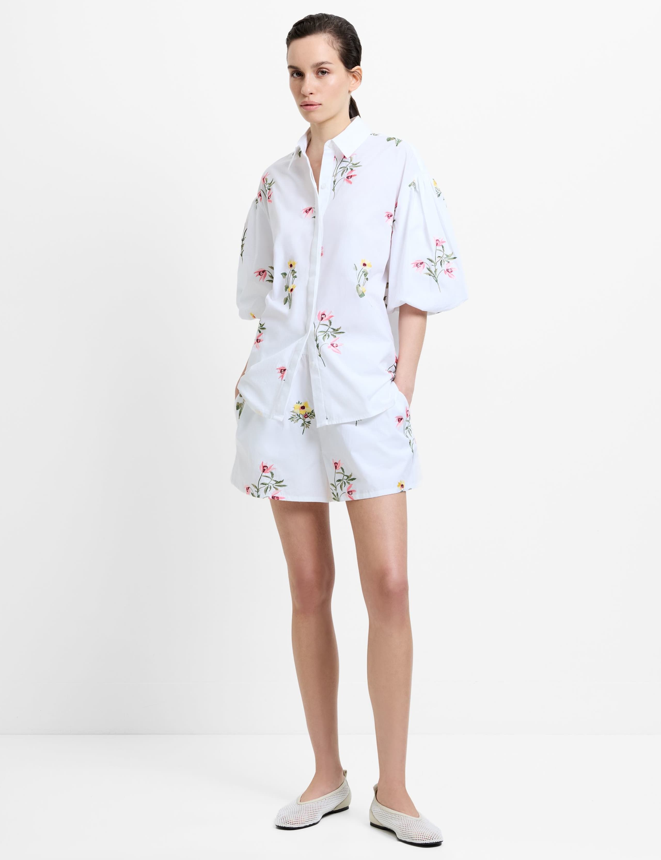Pure Cotton Floral Shirt 3 of 5