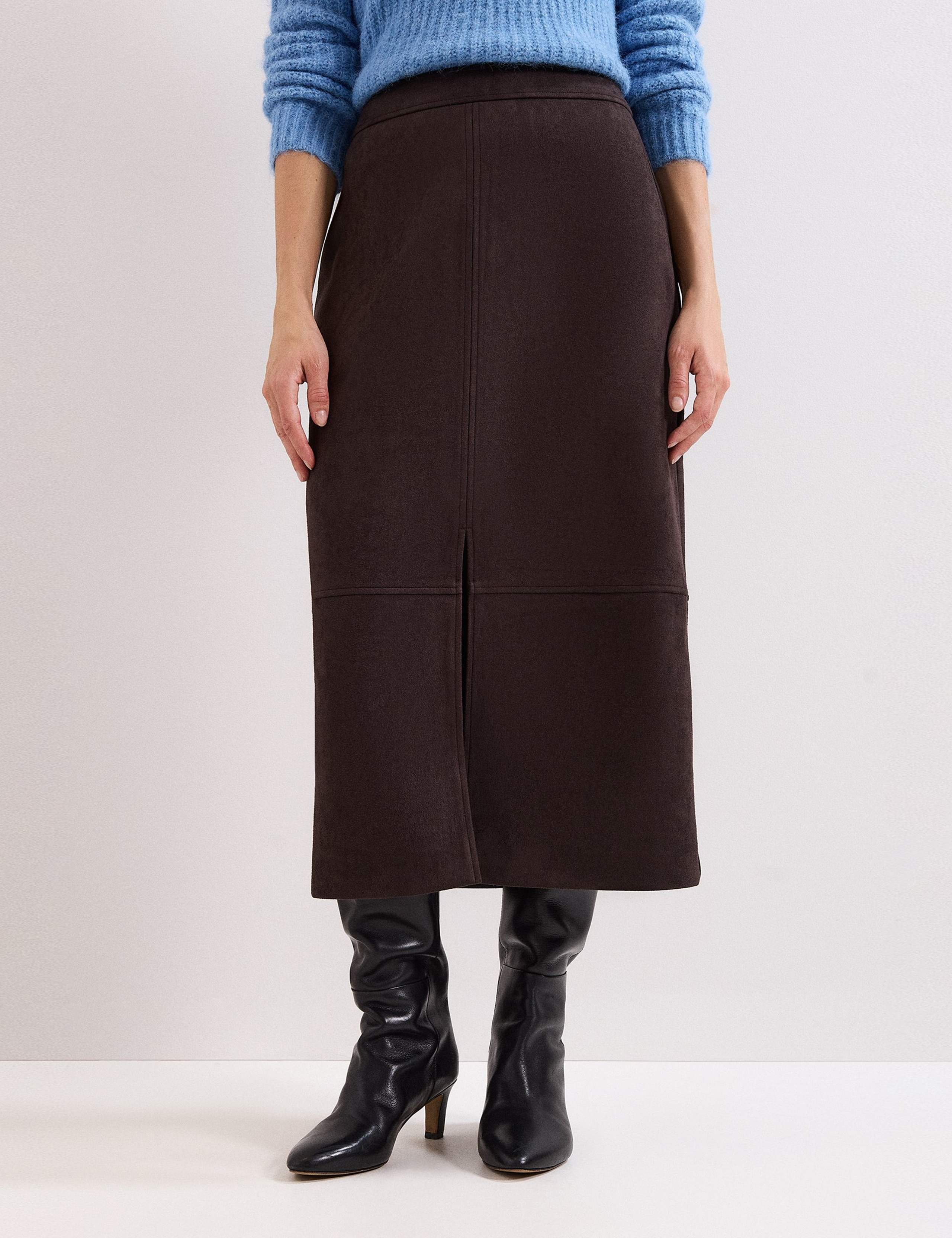 Split Front Midi Pencil Skirt 3 of 6