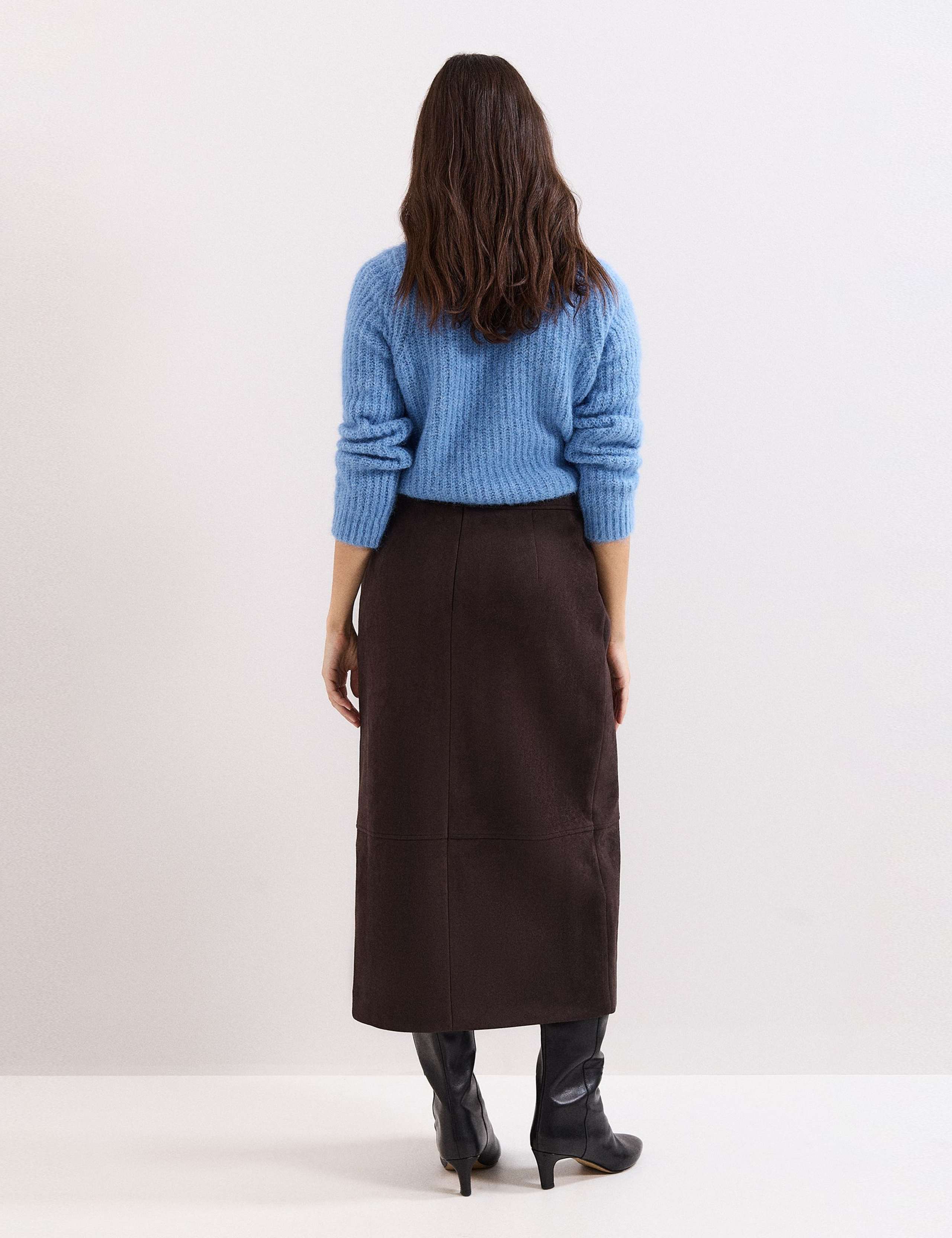 Split Front Midi Pencil Skirt 4 of 6