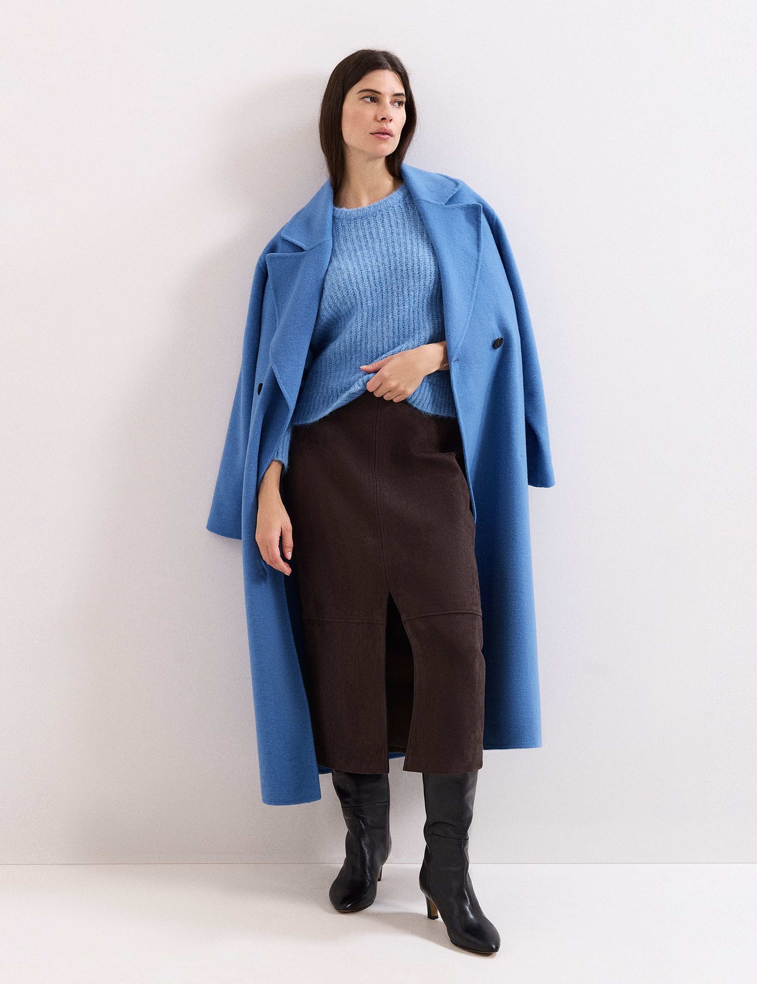 Split Front Midi Pencil Skirt 5 of 6